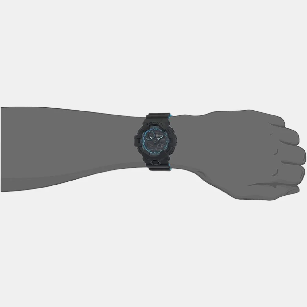 G-Shock Men Quartz Black Dial Analog-Digital Resin Watch G762 - Image 5