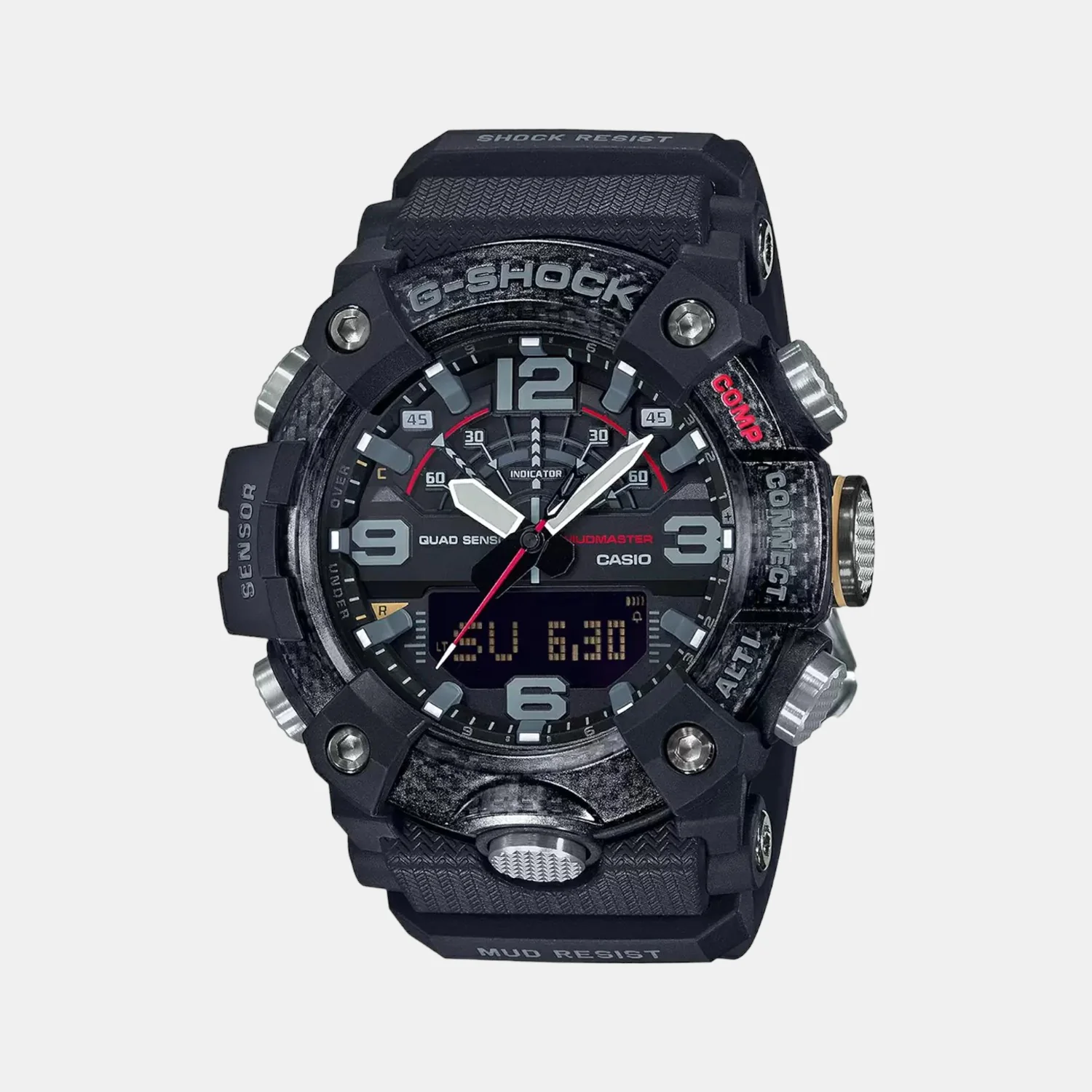 G-Shock Men Quartz Black Dial Analog-Digital Resin Watch G972