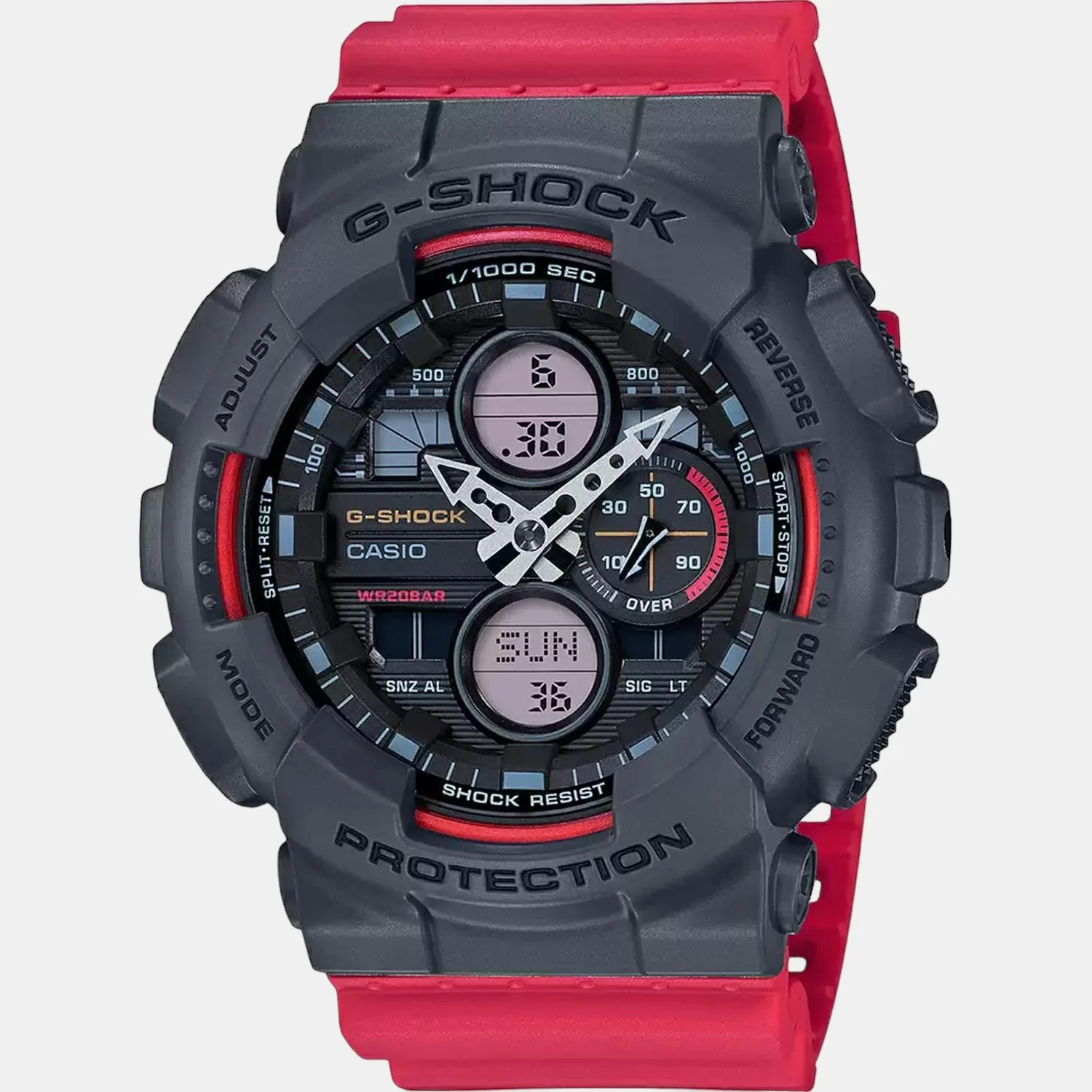 G-Shock Men Quartz Black Dial Analog-Digital Resin Watch G978 - Image 2