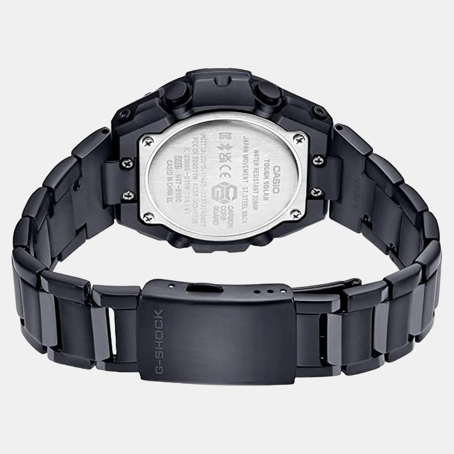 G-Shock Men Quartz Black Dial Analog-Digital Stainless Steel Watch G1275 - Image 3