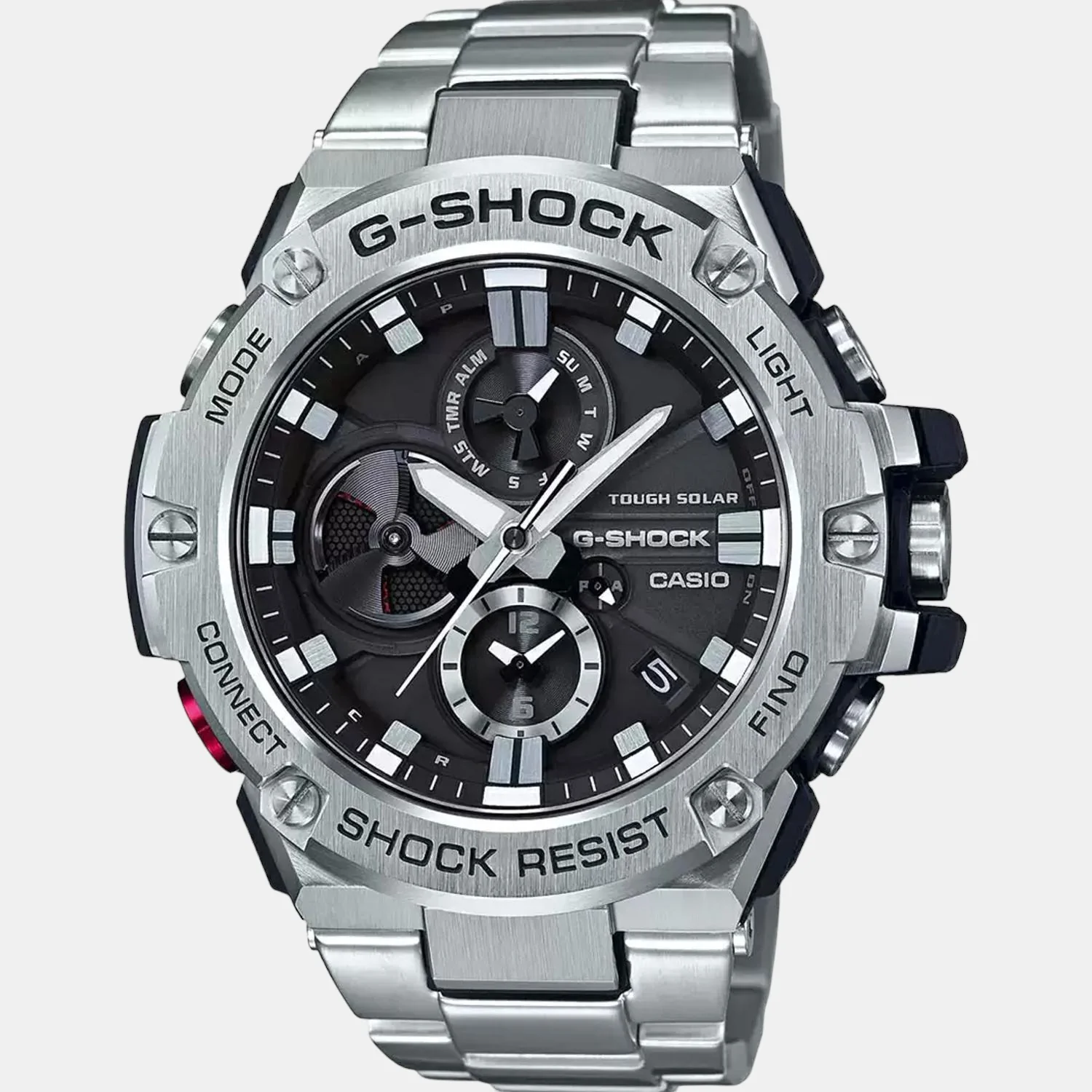 G-Shock Men Quartz Black Dial Analog Stainless Steel Watch G790 - Image 3