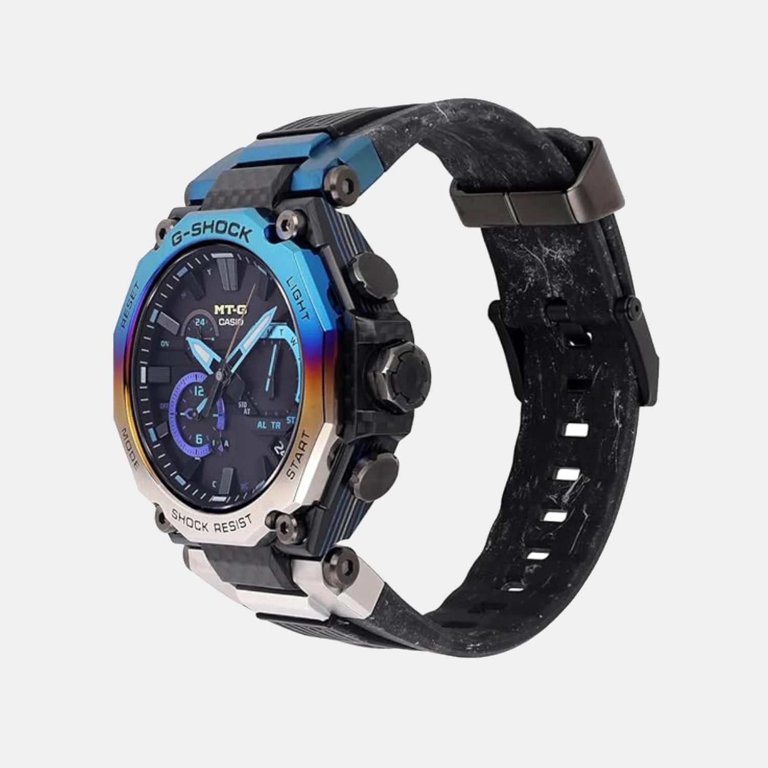 G-Shock Men Quartz Black Dial Chronograph Resin Watch G1645 - Image 2