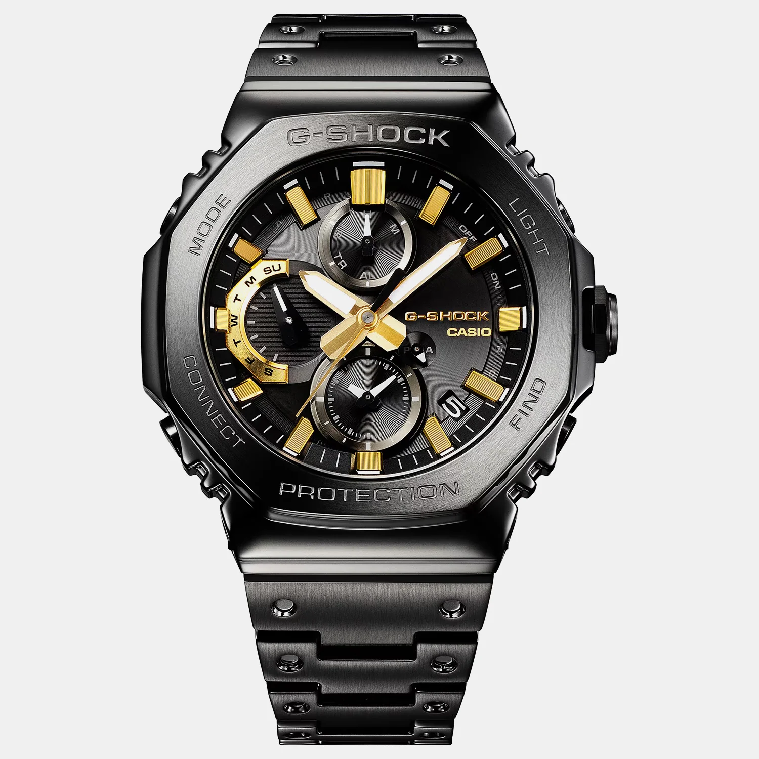 G-Shock Men Quartz Black Dial Chronograph Stainless Steel Watch G1632 - Image 7