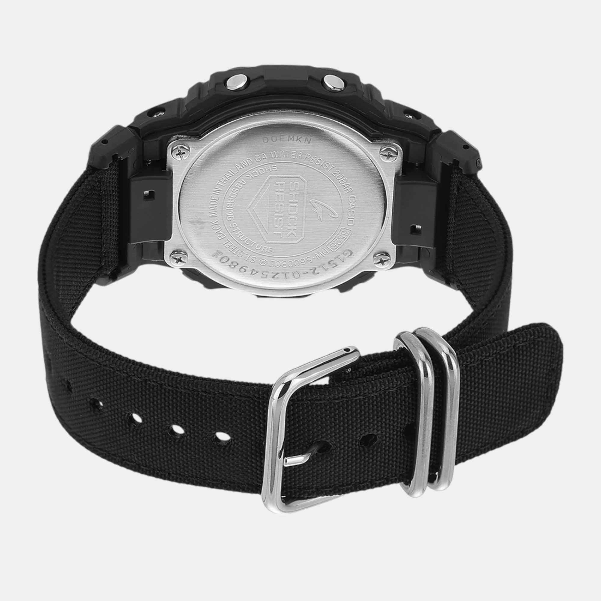 G-Shock Men Quartz Black Dial Digital Fabric Watch G1512 - Image 6