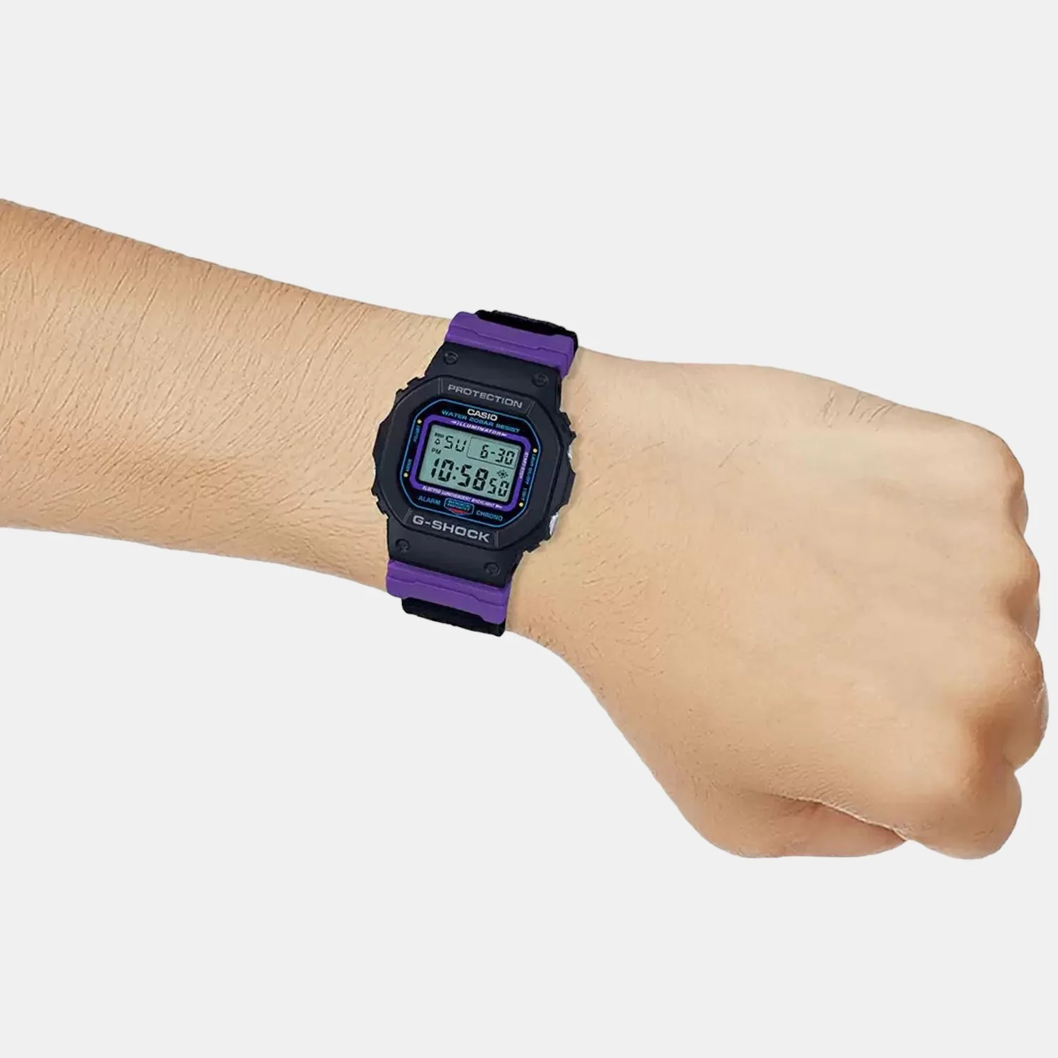 G-Shock Men Quartz Black Dial Digital Resin Watch G1009 - Image 7