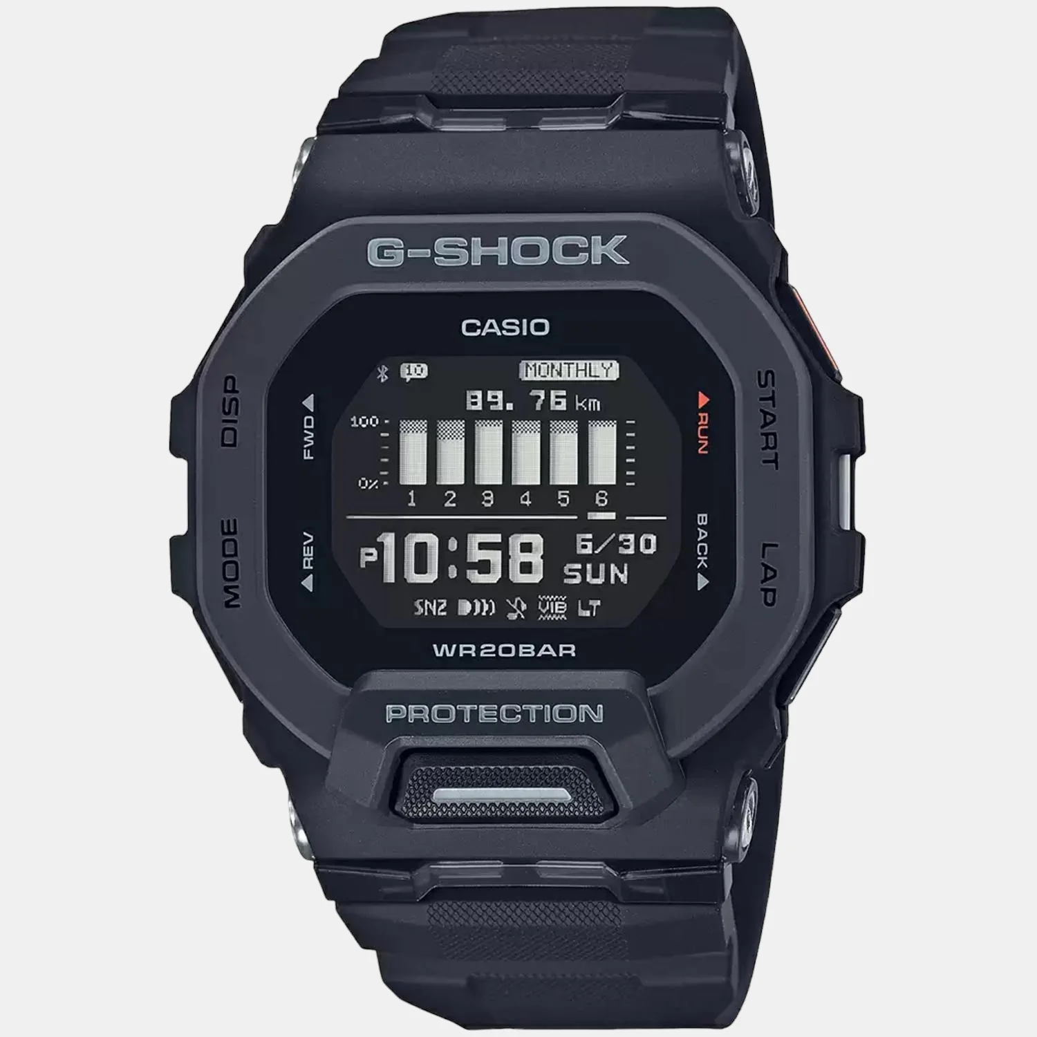 G-Shock Men Quartz Black Dial Digital Resin Watch G1146 - Image 2