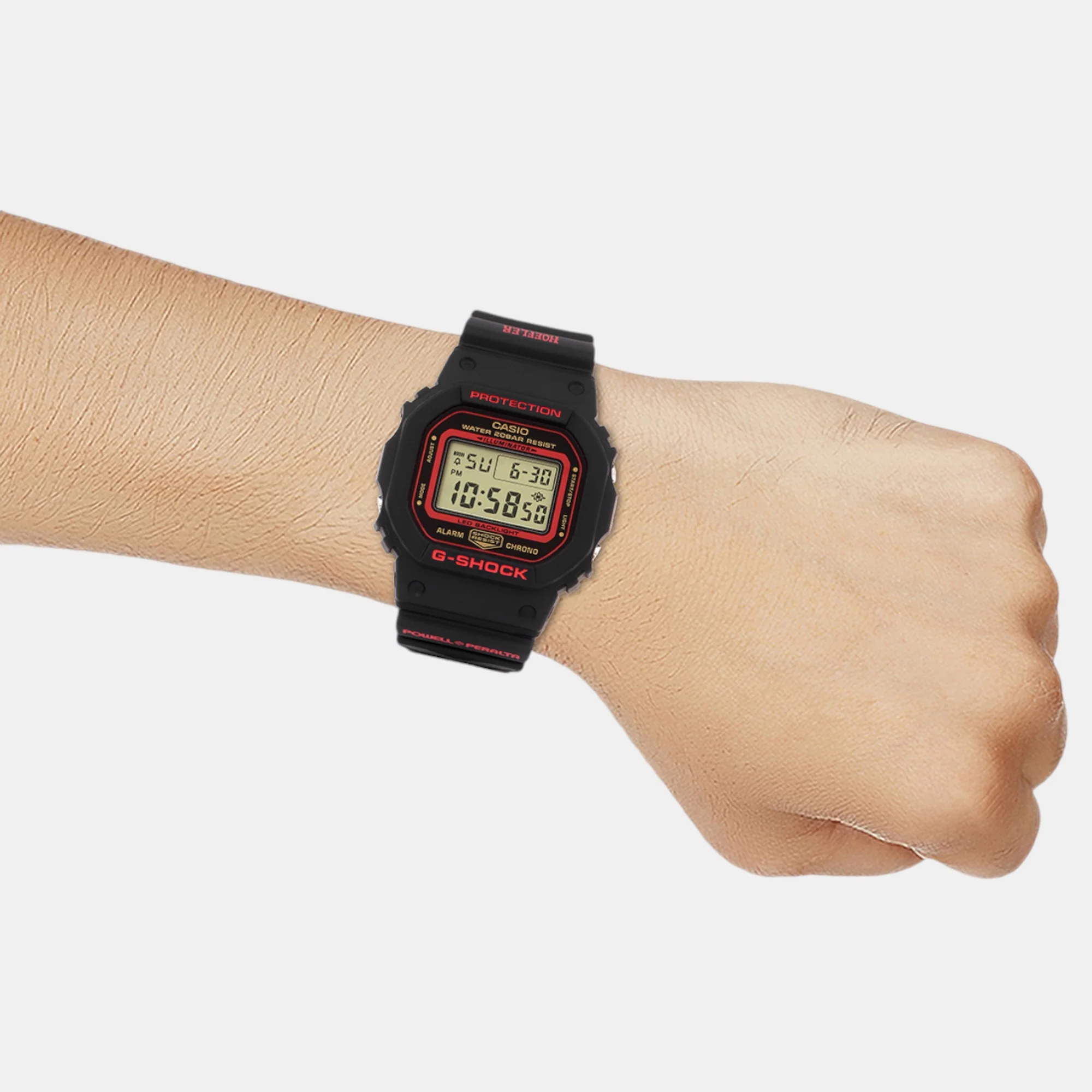 G-Shock Men Quartz Black Dial Digital Resin Watch G1452 - Image 7