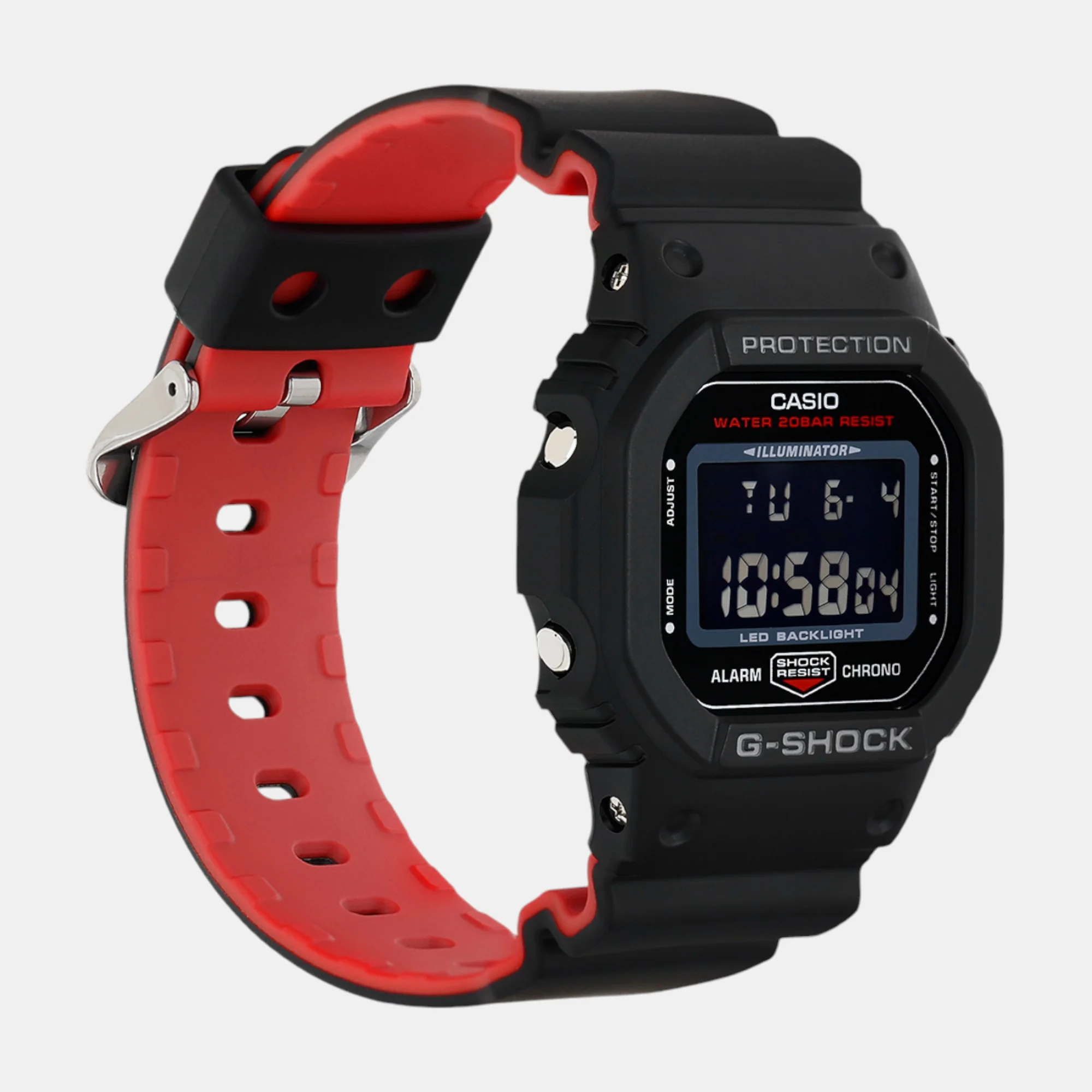 G-Shock Men Quartz Black Dial Digital Resin Watch G1515 - Image 4