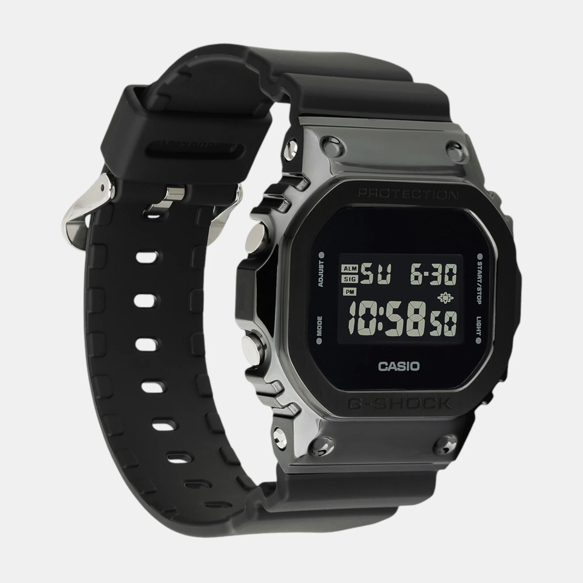 G-Shock Men Quartz Black Dial Digital Resin Watch G1527 - Image 6