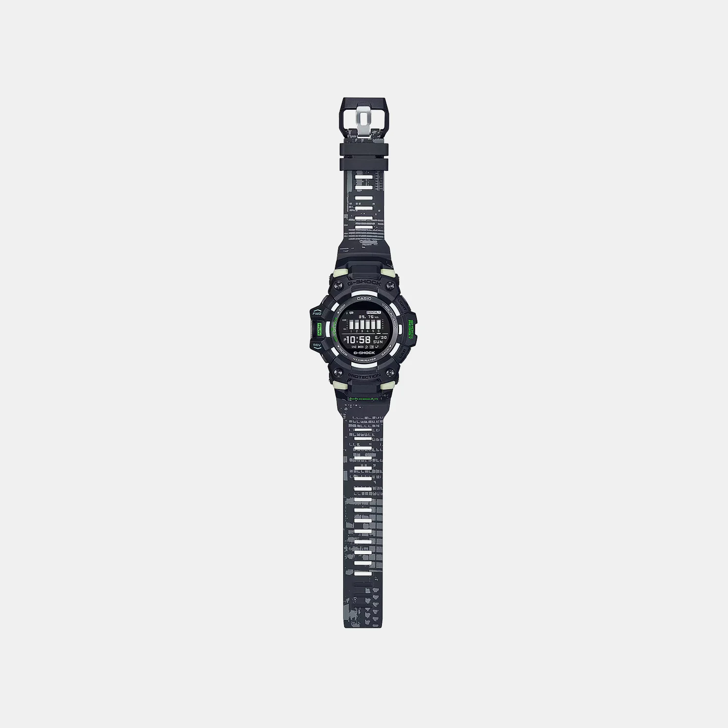 G-Shock Men Quartz Black Dial Digital Resin Watch G1665 - Image 5