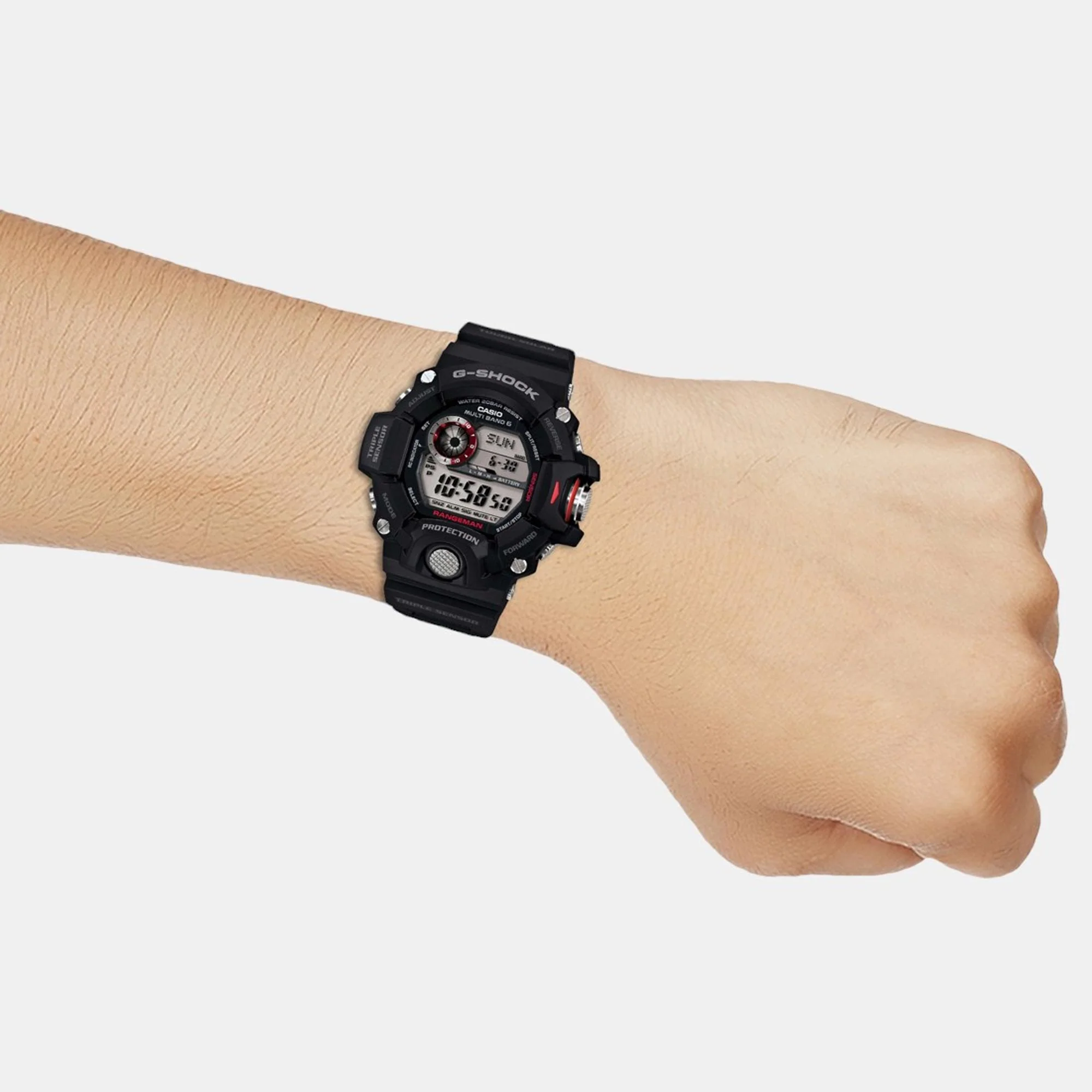 G-Shock Men Quartz Black Dial Digital Resin Watch G485 - Image 6