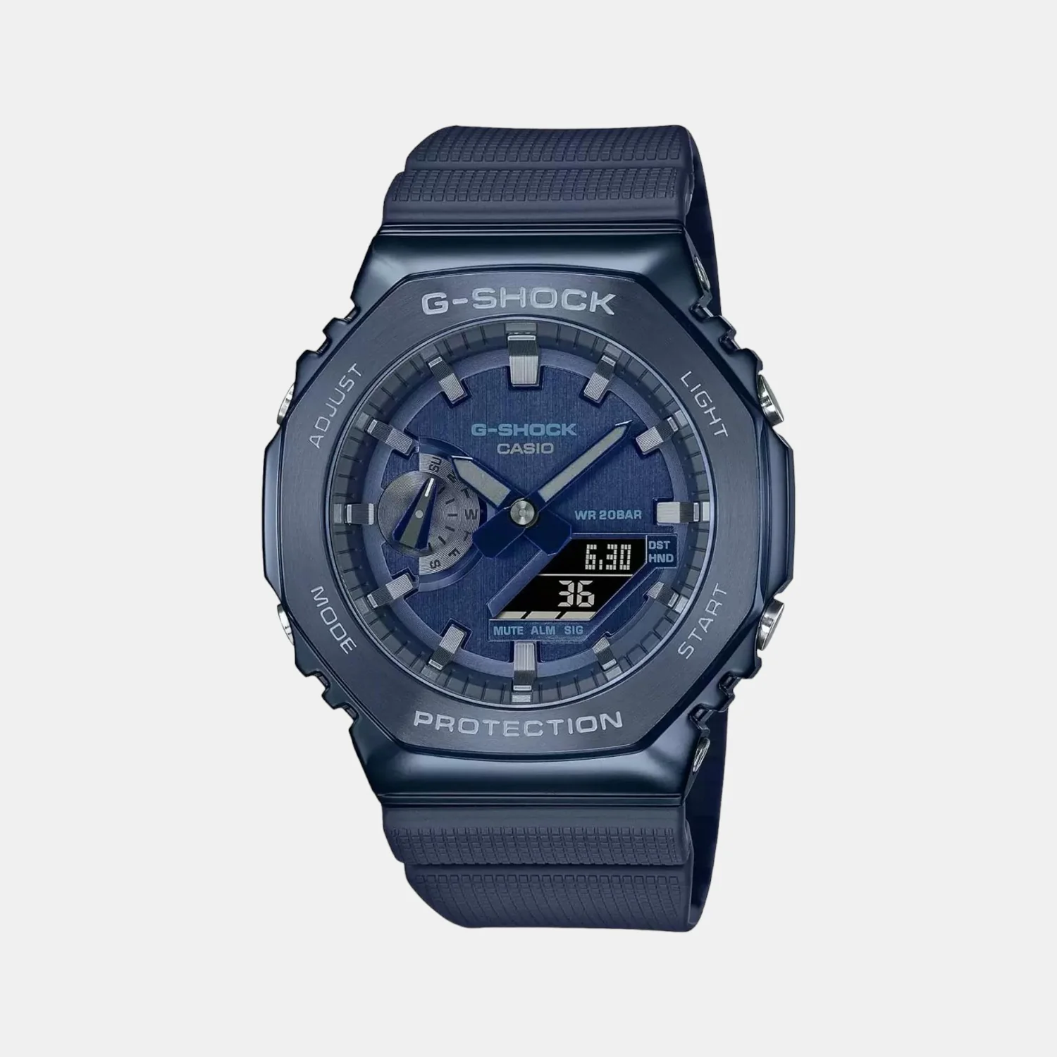 G-Shock Men Quartz Blue Dial Analog-Digital Resin Watch G1162