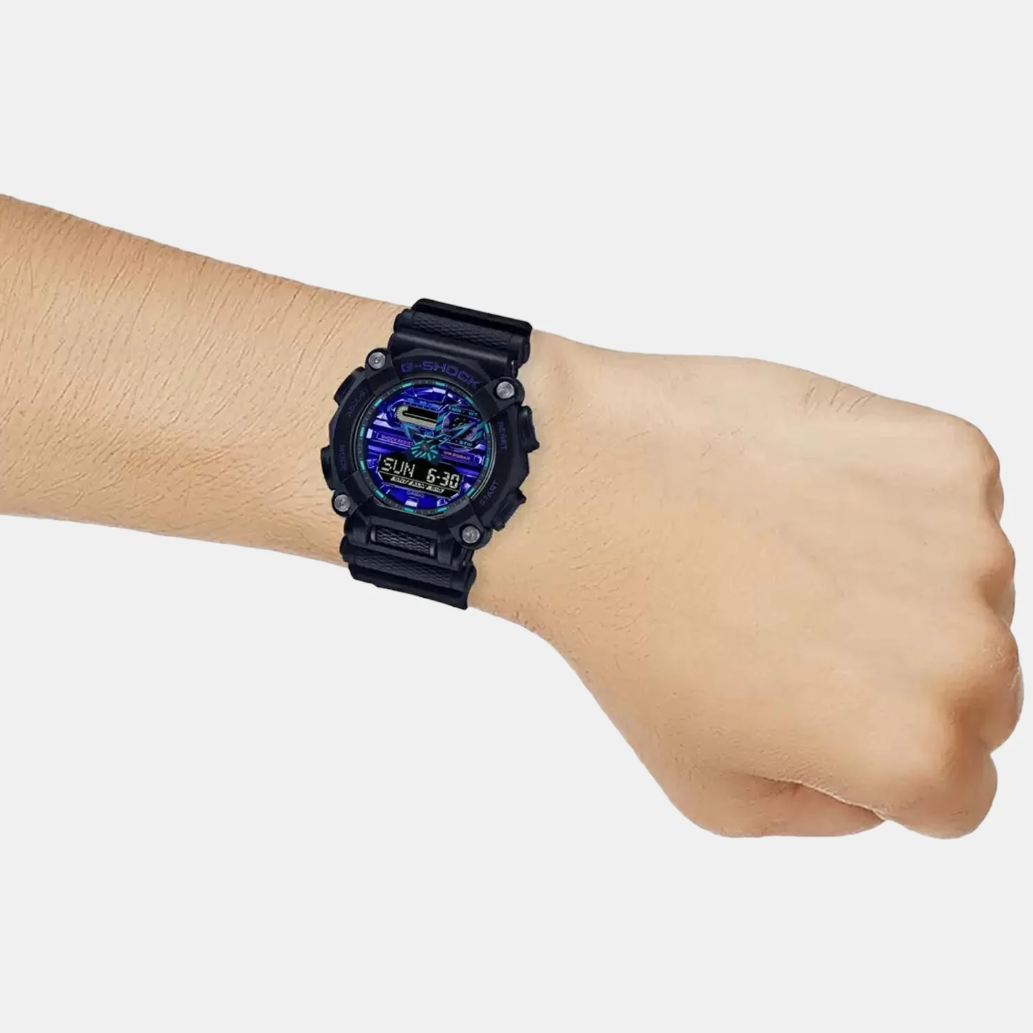 G-Shock Men Quartz Blue Dial Analog-Digital Resin Watch G1183 - Image 6