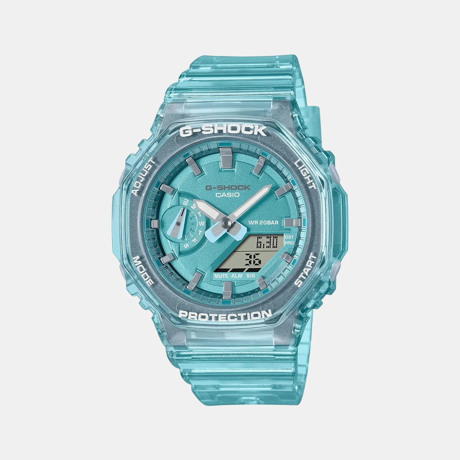 G-Shock Men Quartz Blue Dial Analog-Digital Resin Watch G1289