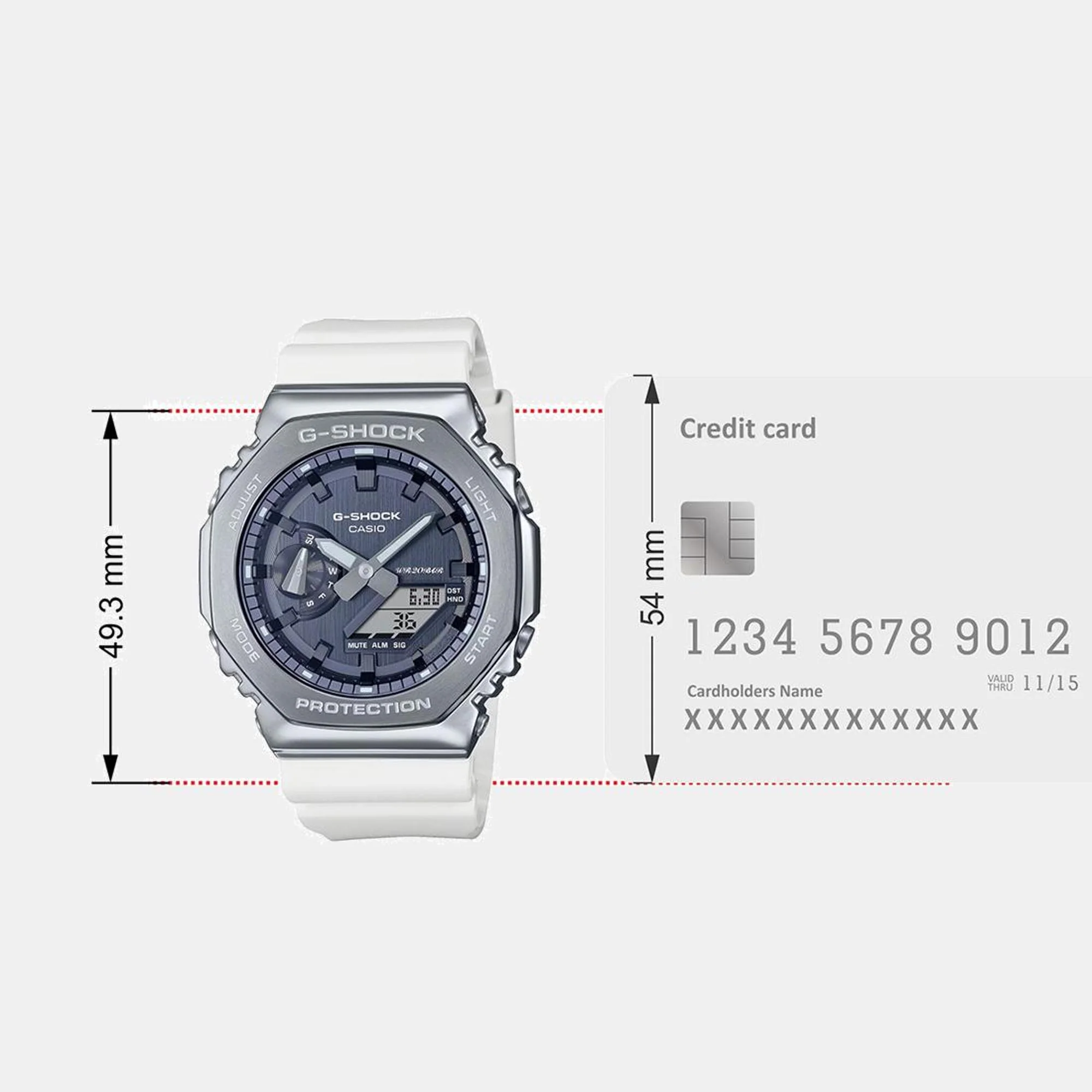 G-Shock Men Quartz Blue Dial Analog-Digital Resin Watch G1471 - Image 8