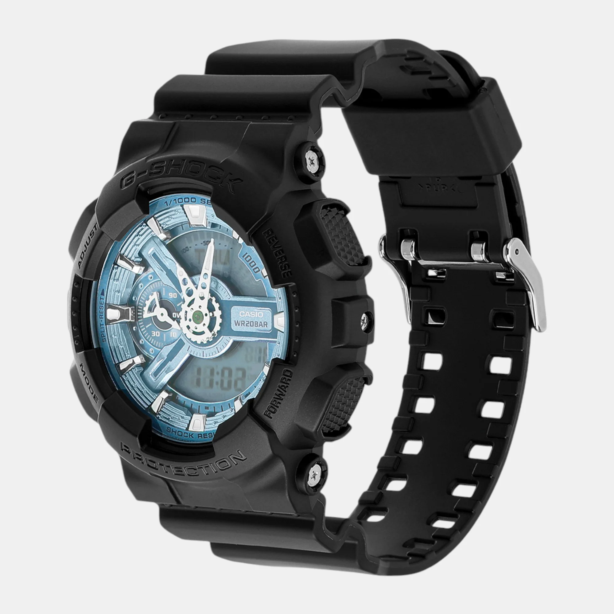 G-Shock Men Quartz Blue Dial Analog-Digital Resin Watch G1518 - Image 3