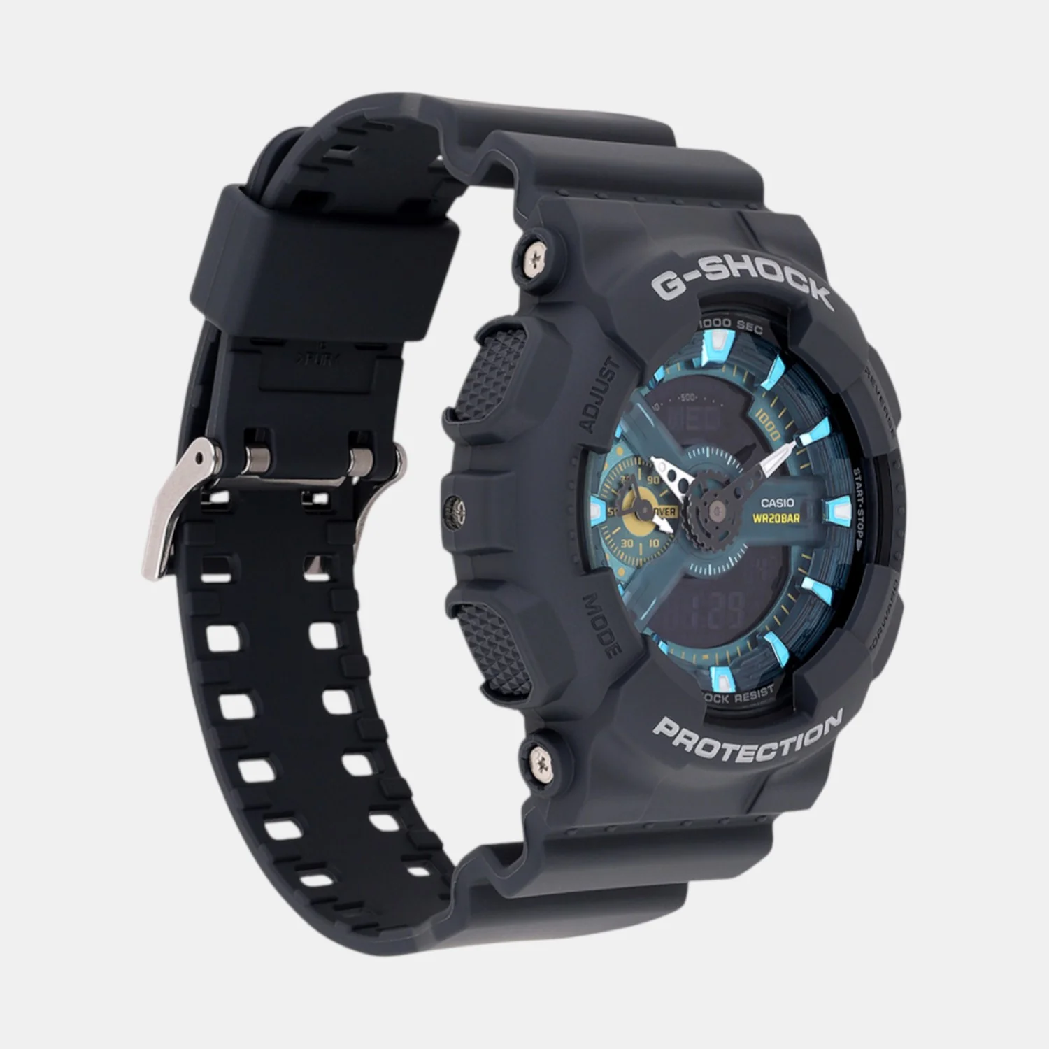 G-Shock Men Quartz Blue Dial Analog Resin Watch G1681 - Image 2