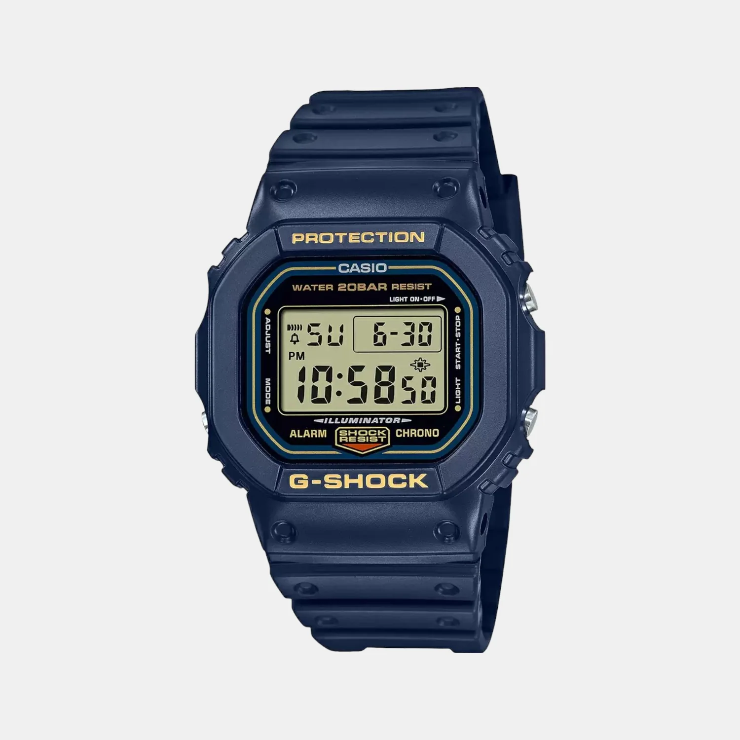 G-Shock Men Quartz Blue Dial Digital Resin Watch G1172