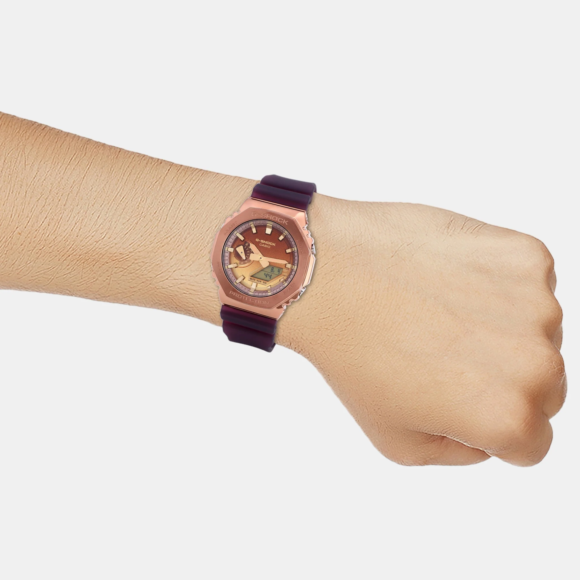 G-Shock Men Quartz Brown Dial Analog-Digital Resin Watch G1436 - Image 8