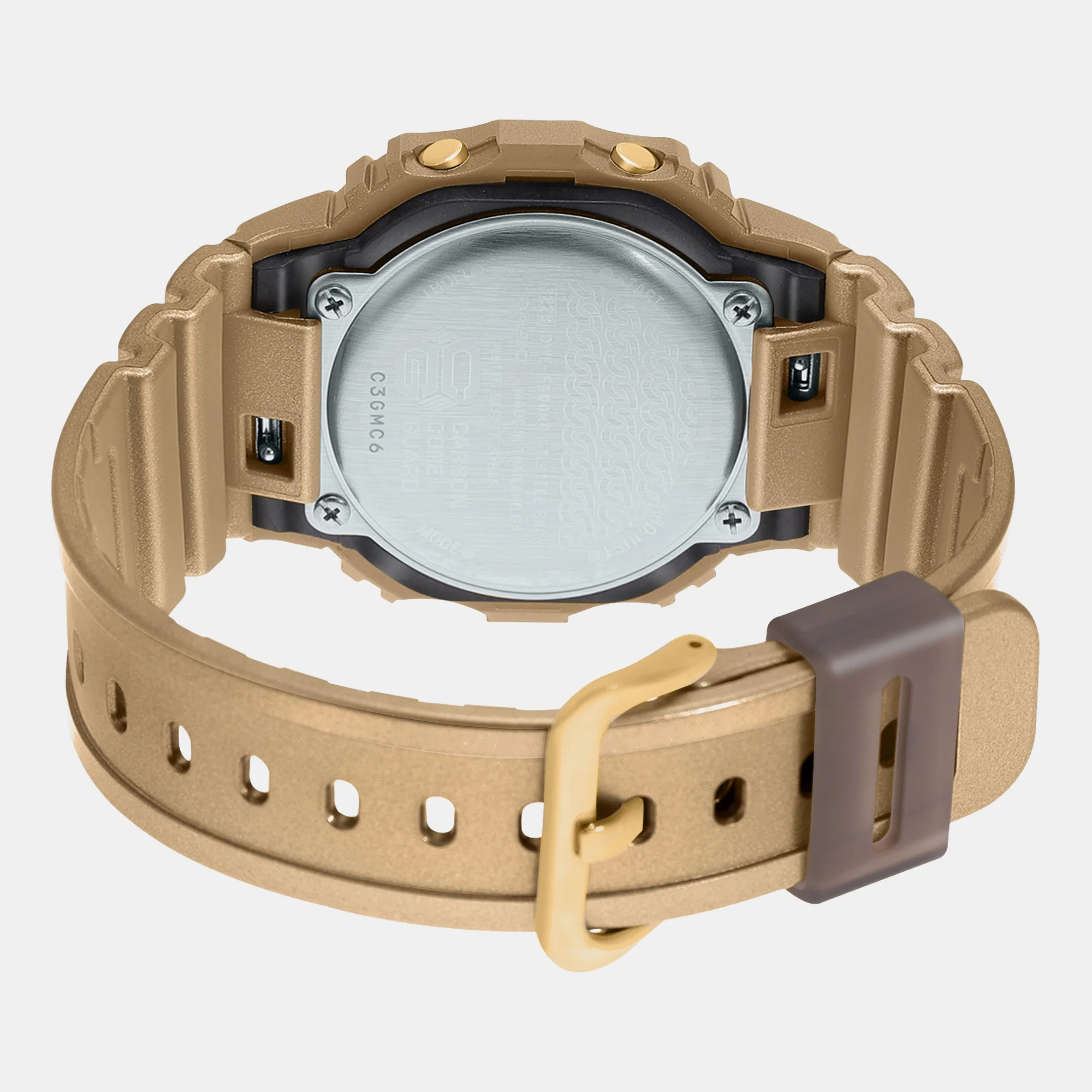 G-Shock Men Quartz Gold Dial Digital Resin Watch G1268 - Image 5