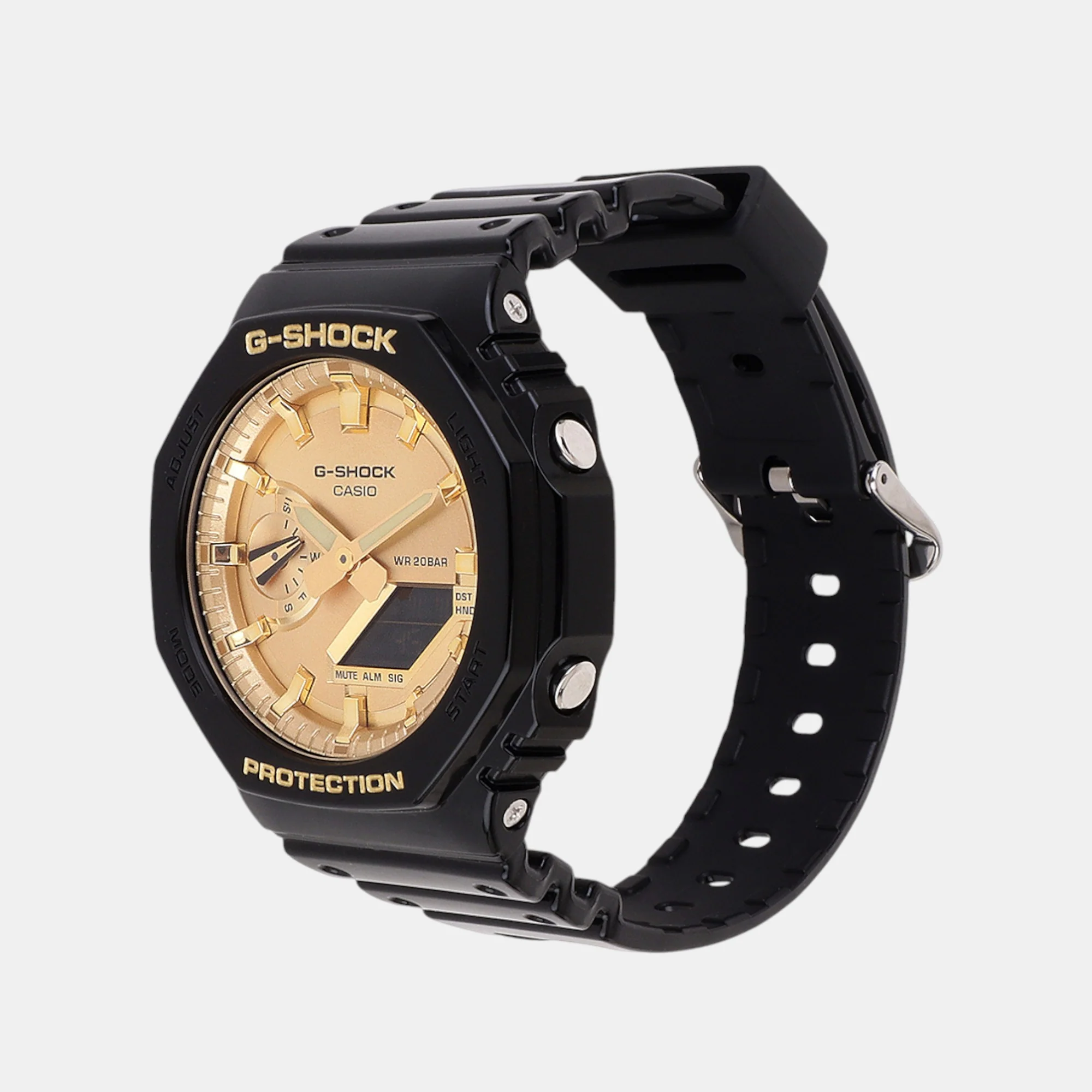 G-Shock Men Quartz Gold Dial Analog-Digital Resin Watch G1453 - Image 2