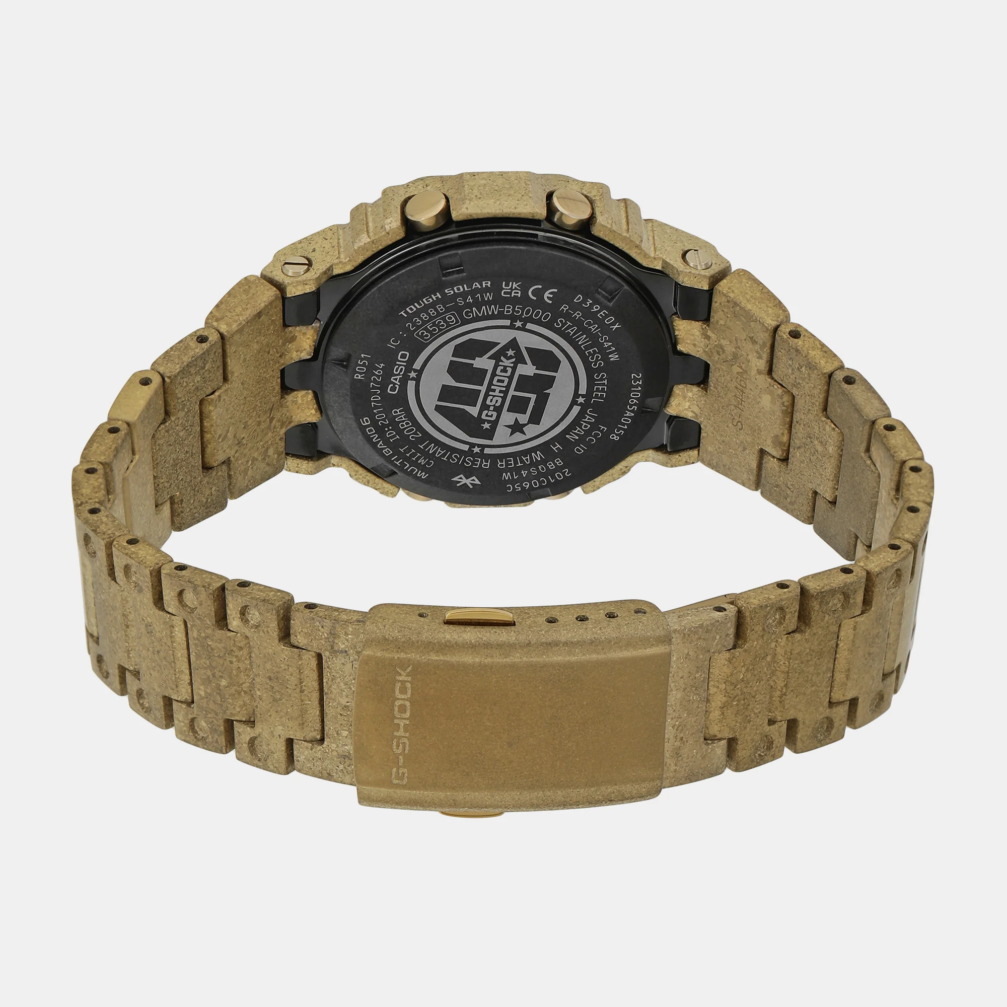 G-Shock Men Quartz Gold Dial Digital Stainless Steel Watch G1392 - Image 7