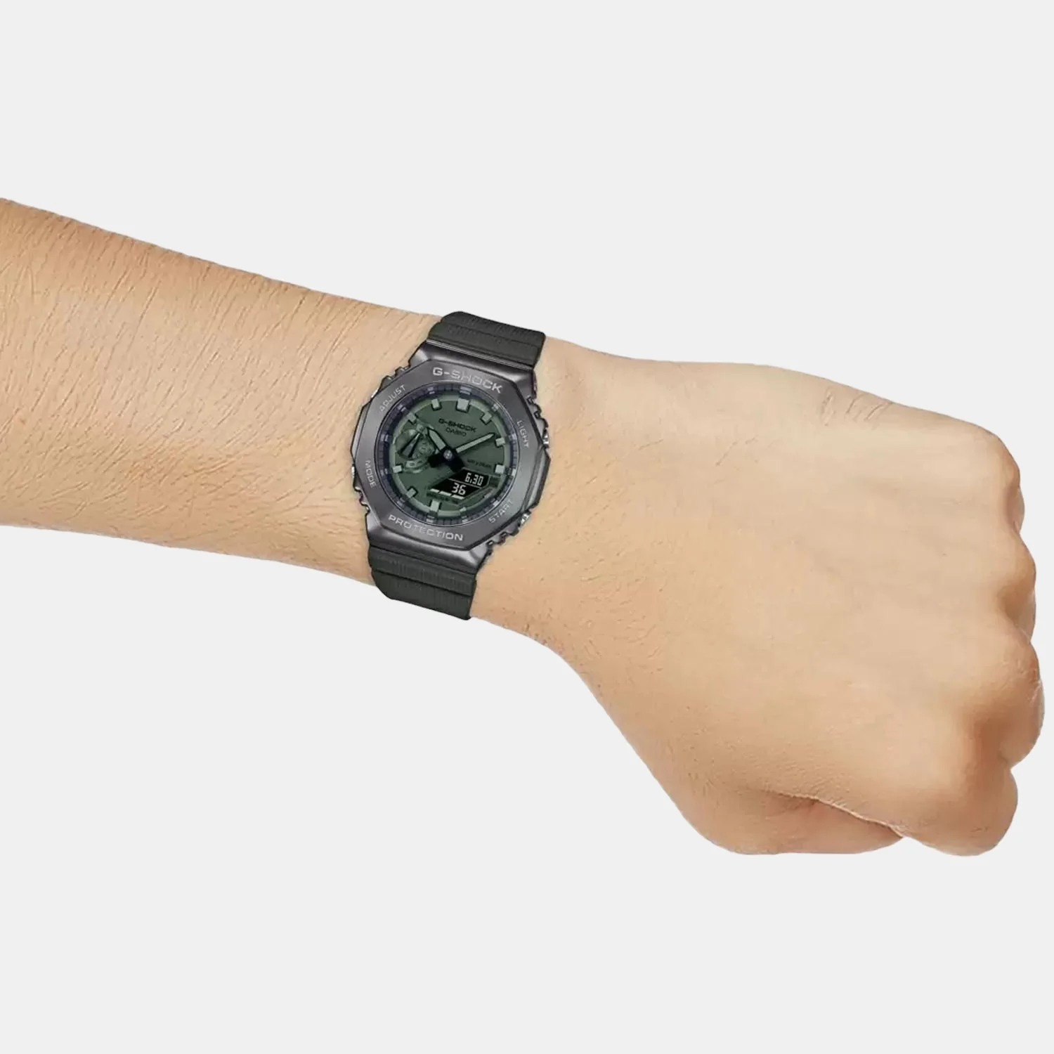 G-Shock Men Quartz Green Dial Analog-Digital Resin Watch G1160 - Image 6