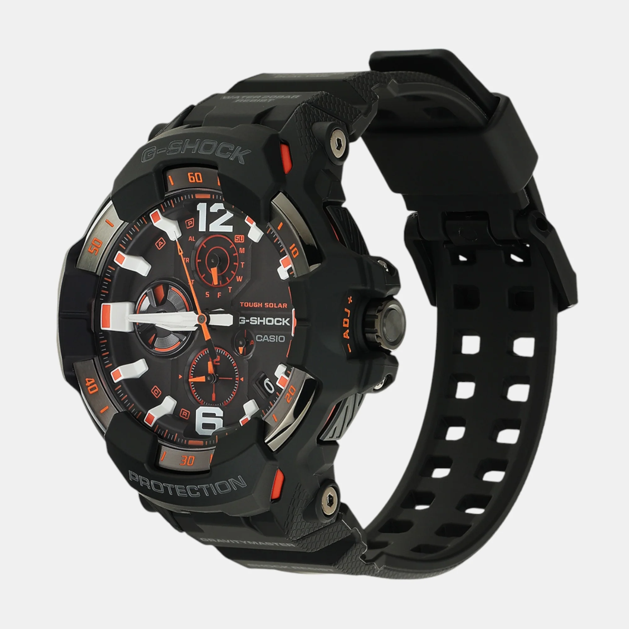 G-Shock Men Quartz Grey Dial Multi-Function Resin Watch G1568 - Image 4
