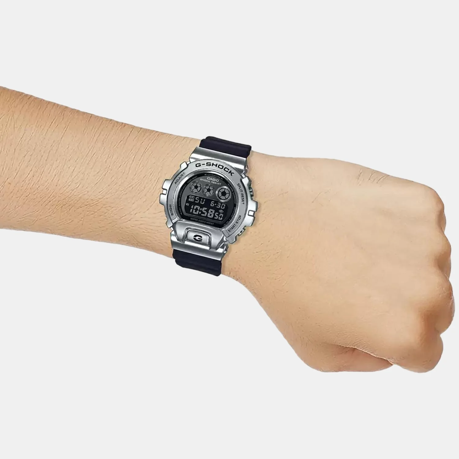 G-Shock Men Quartz Grey Dial Digital Resin Watch G1025 - Image 7