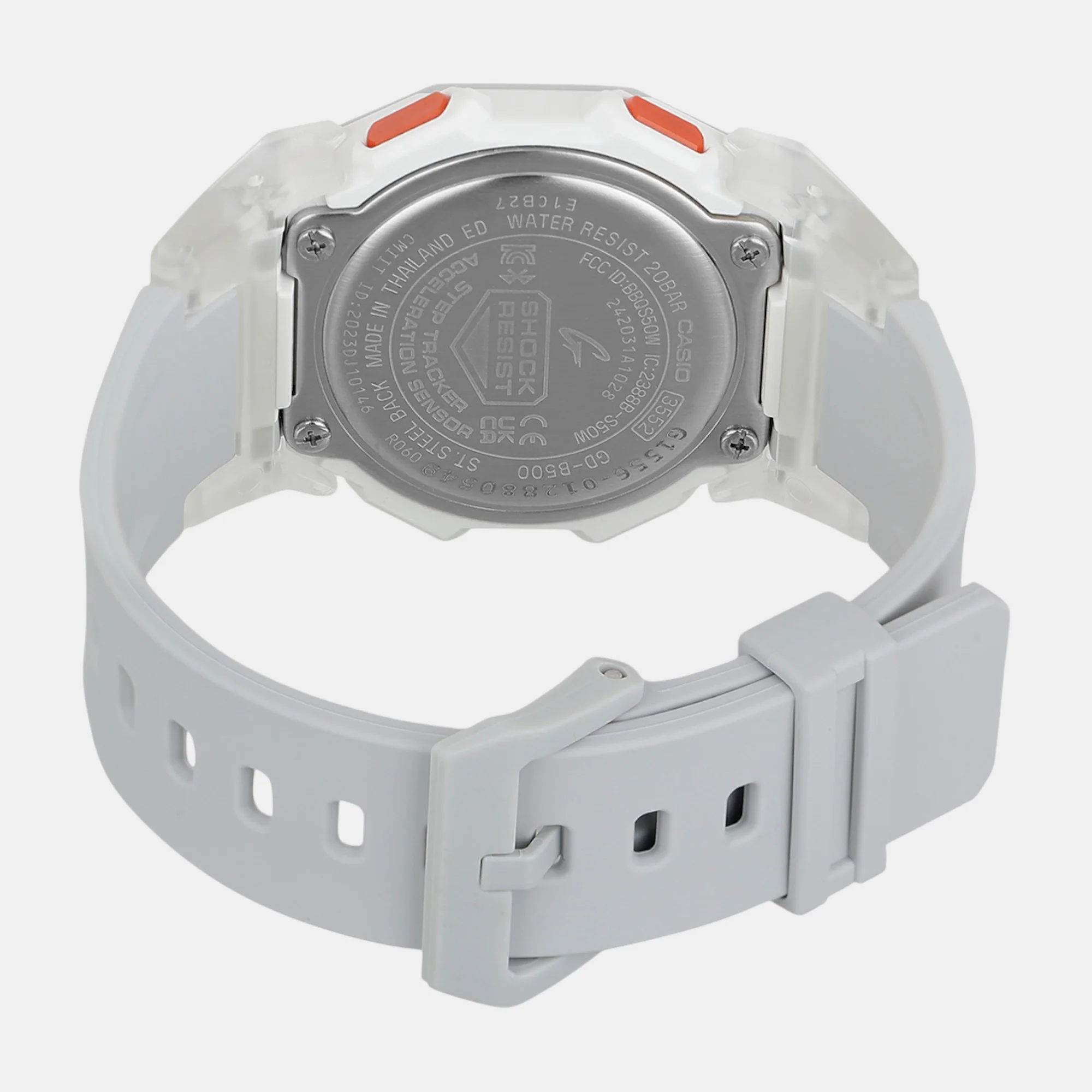 G-Shock Men Quartz Grey Dial Digital Resin Watch G1556 - Image 7