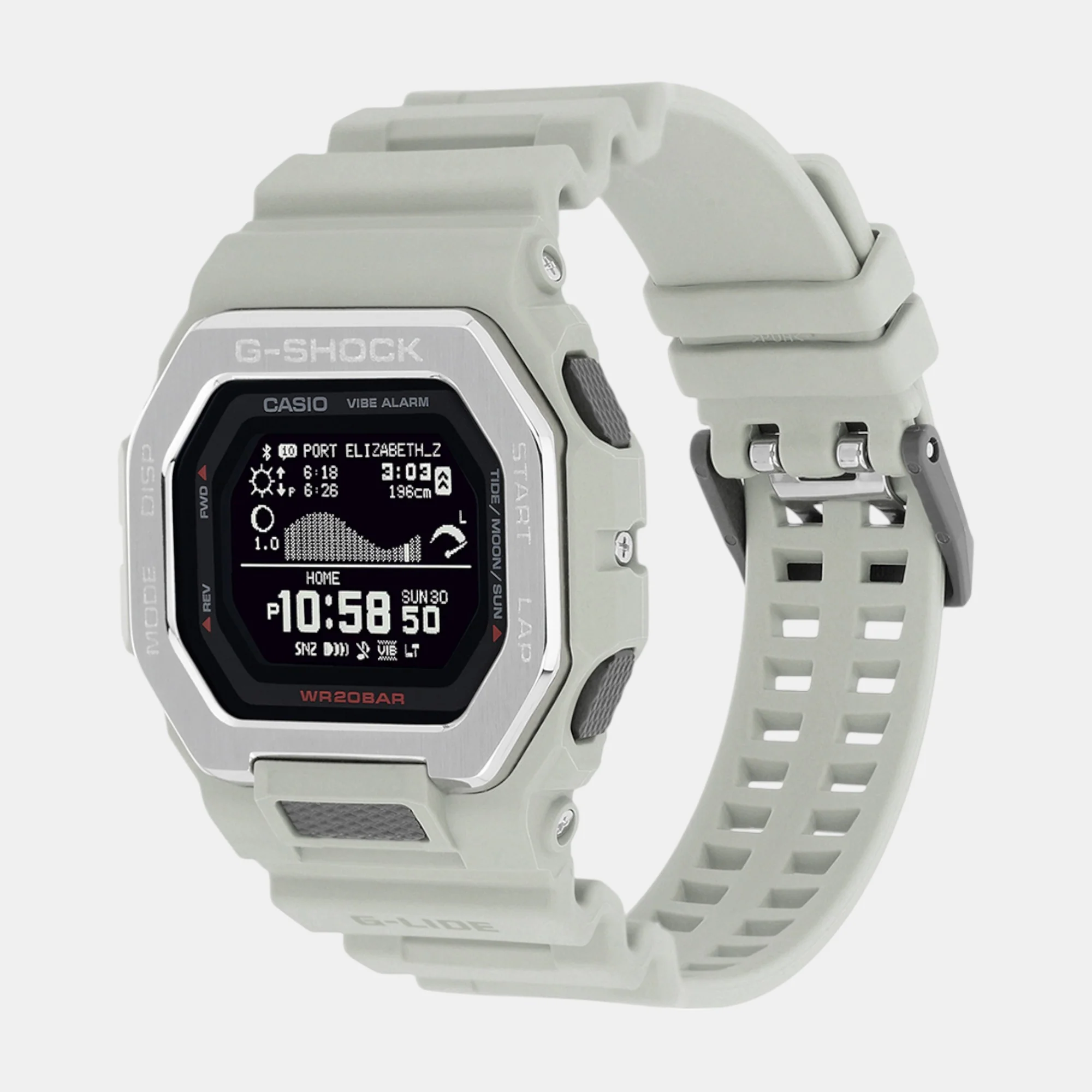 G-Shock Men Quartz Grey Dial Digital Resin Watch G1567 - Image 4