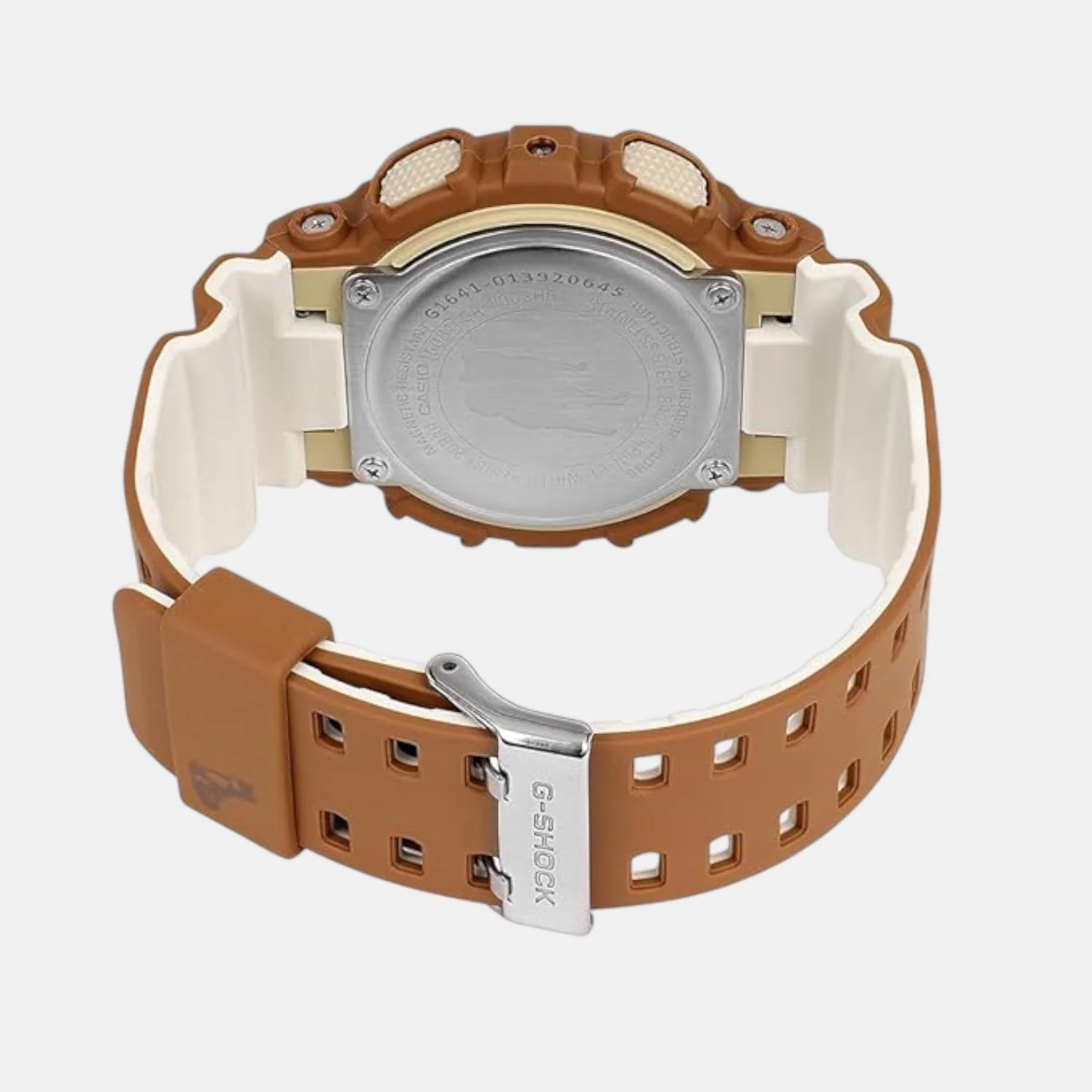 G-Shock Men Quartz Orange Dial Analog-Digital Resin Watch G1641 - Image 4