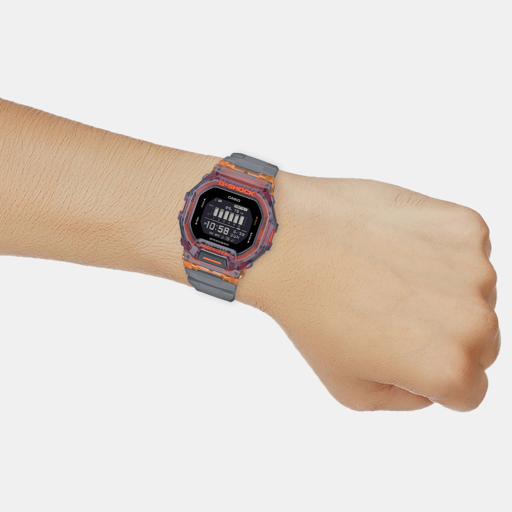 G-Shock Men Quartz Black Dial Digital Resin Watch G1195 - Image 5