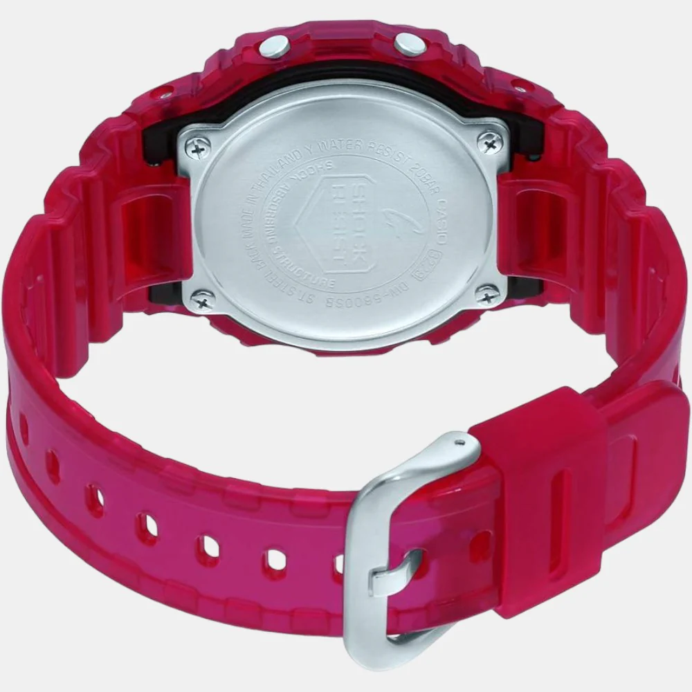 G-Shock Men Quartz Pink Dial Digital Resin Watch G1005 - Image 4