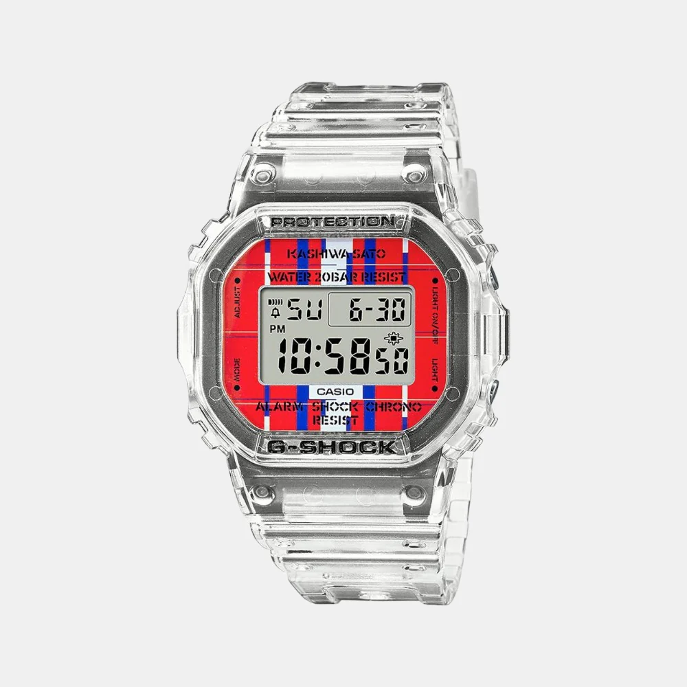 G-Shock Men Quartz Red Dial Digital Resin Watch G1106