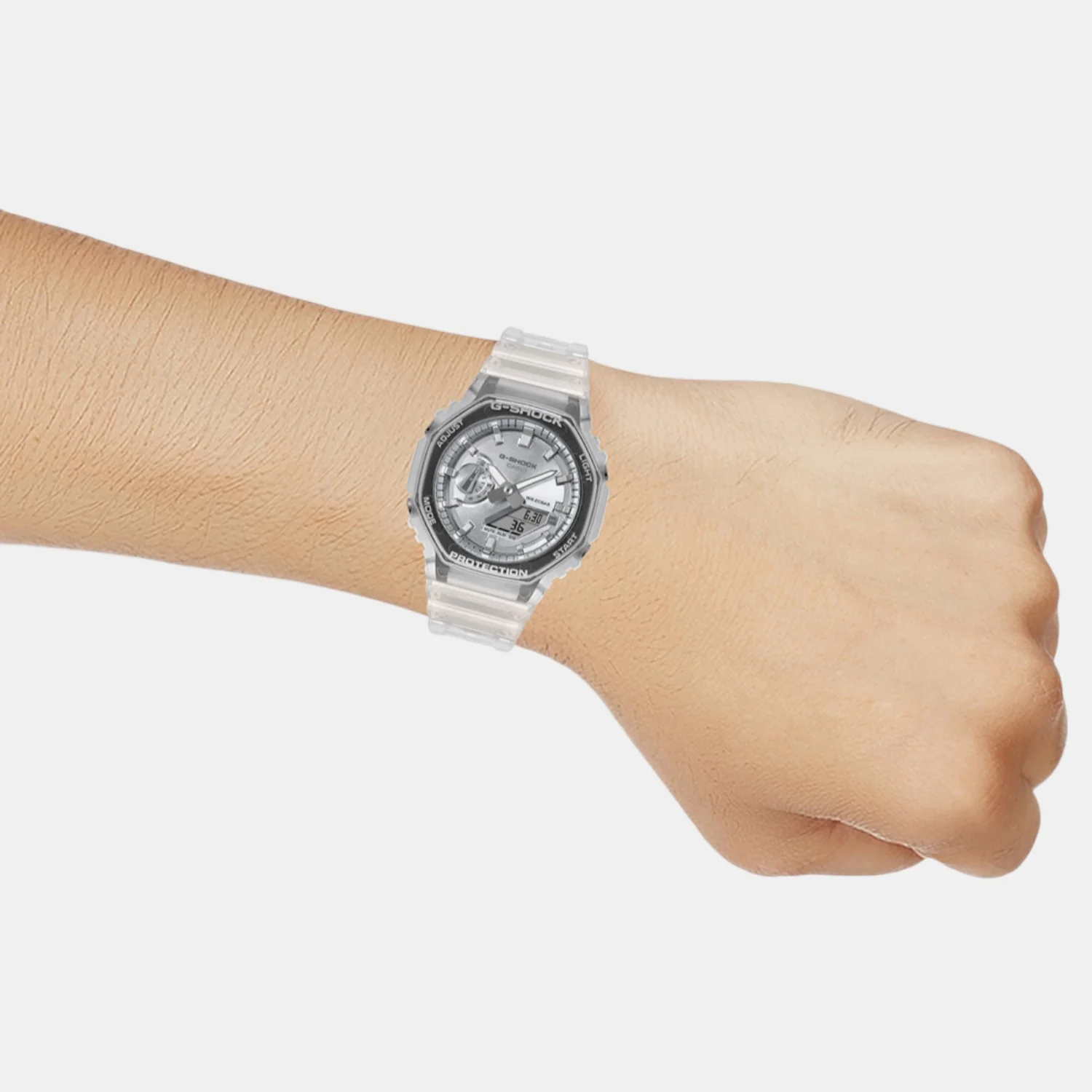 G-Shock Men Quartz Silver Dial Analog Resin Watch G1691 - Image 4