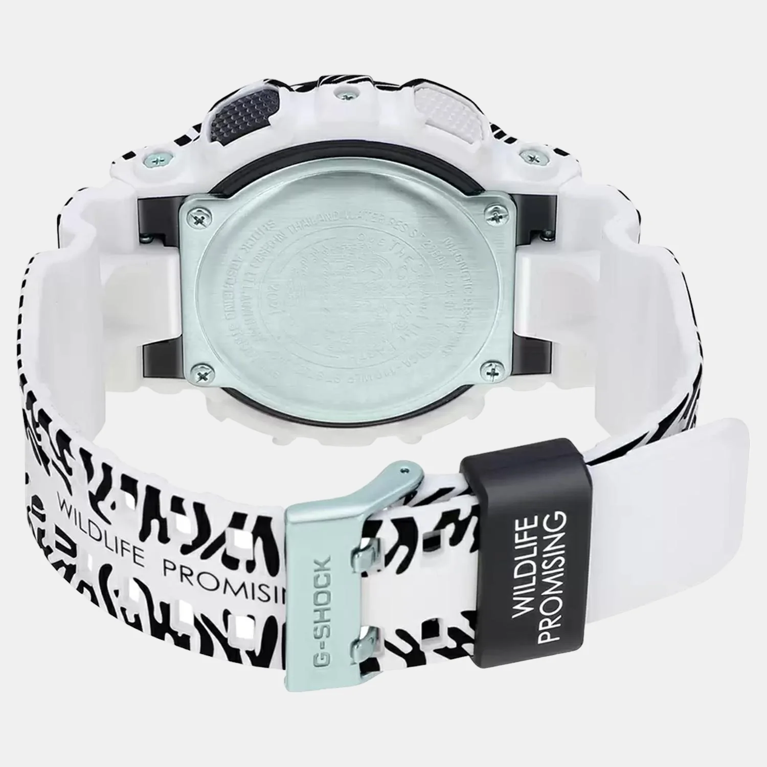 G-Shock Men Quartz White Dial Analog-Digital Resin Watch G1200 - Image 4