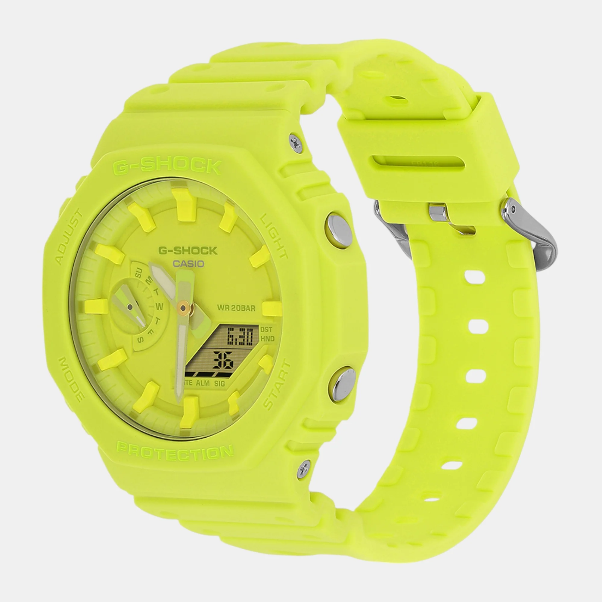 G-Shock Men Quartz Yellow Dial Analog-Digital Resin Watch G1523 - Image 4