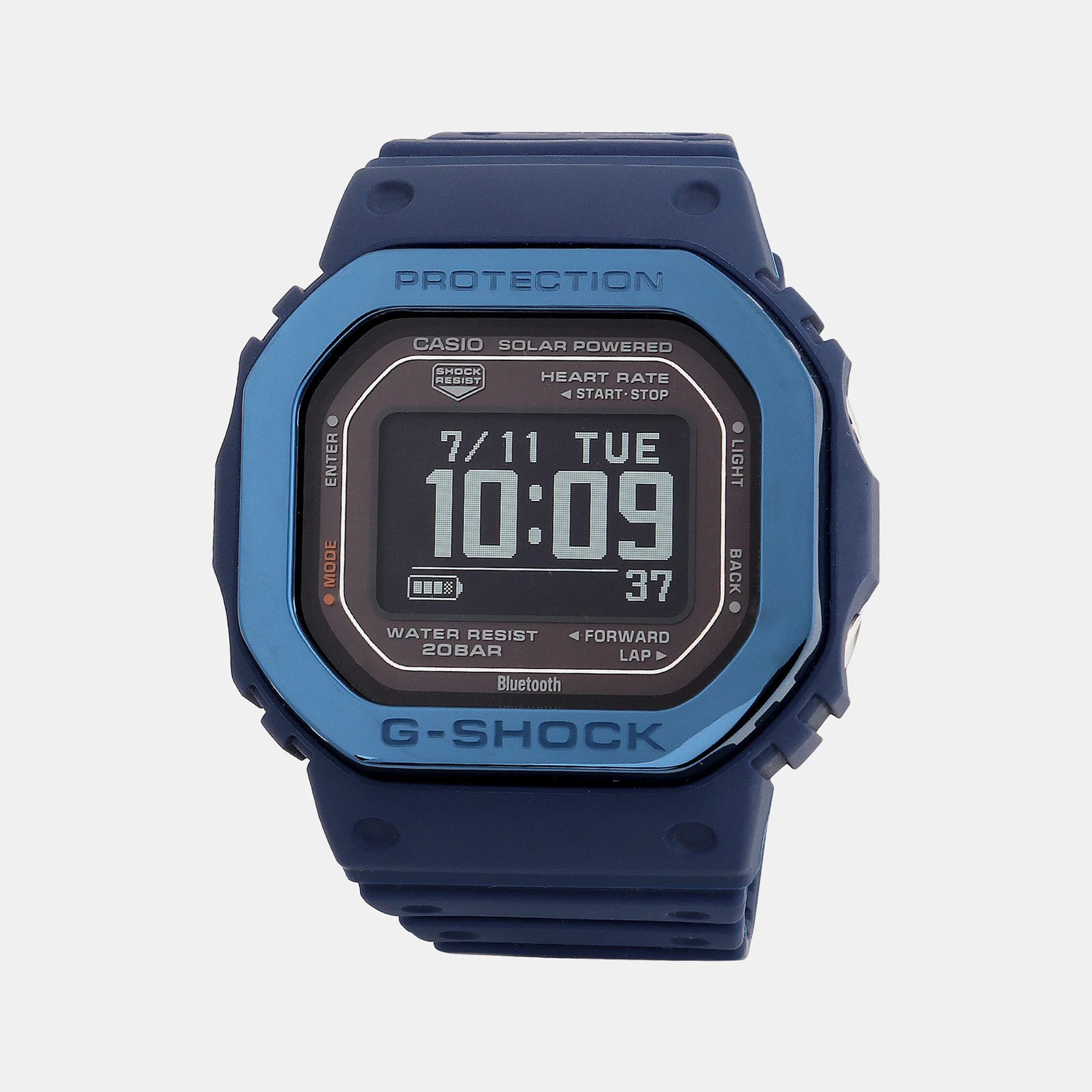 G-Shock Men Solar Blue Dial Digital Resin Watch DW-H5600MB-2 G1407 - Image 2