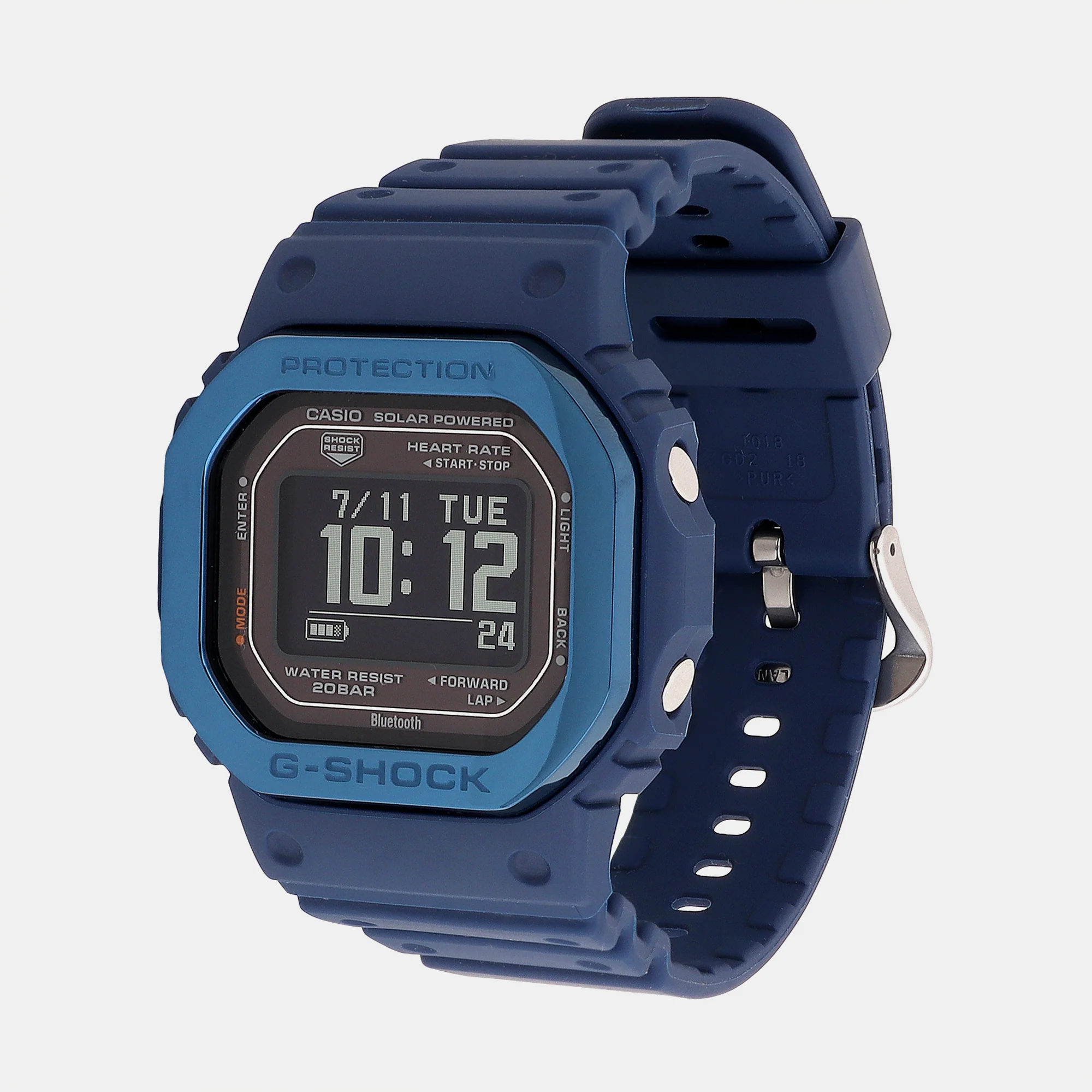G-Shock Men Solar Blue Dial Digital Resin Watch DW-H5600MB-2 G1407 - Image 3