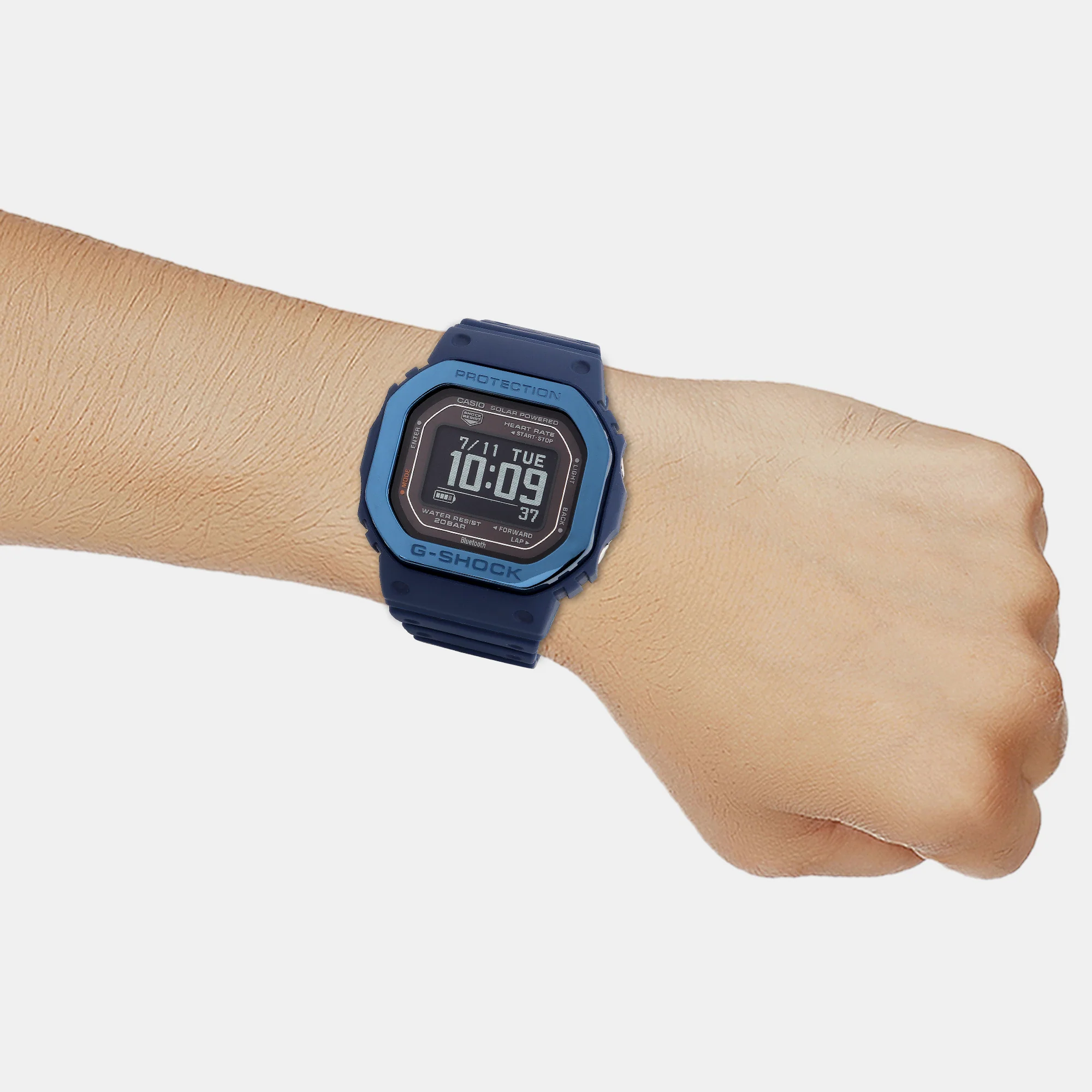 G-Shock Men Solar Blue Dial Digital Resin Watch DW-H5600MB-2 G1407 - Image 8