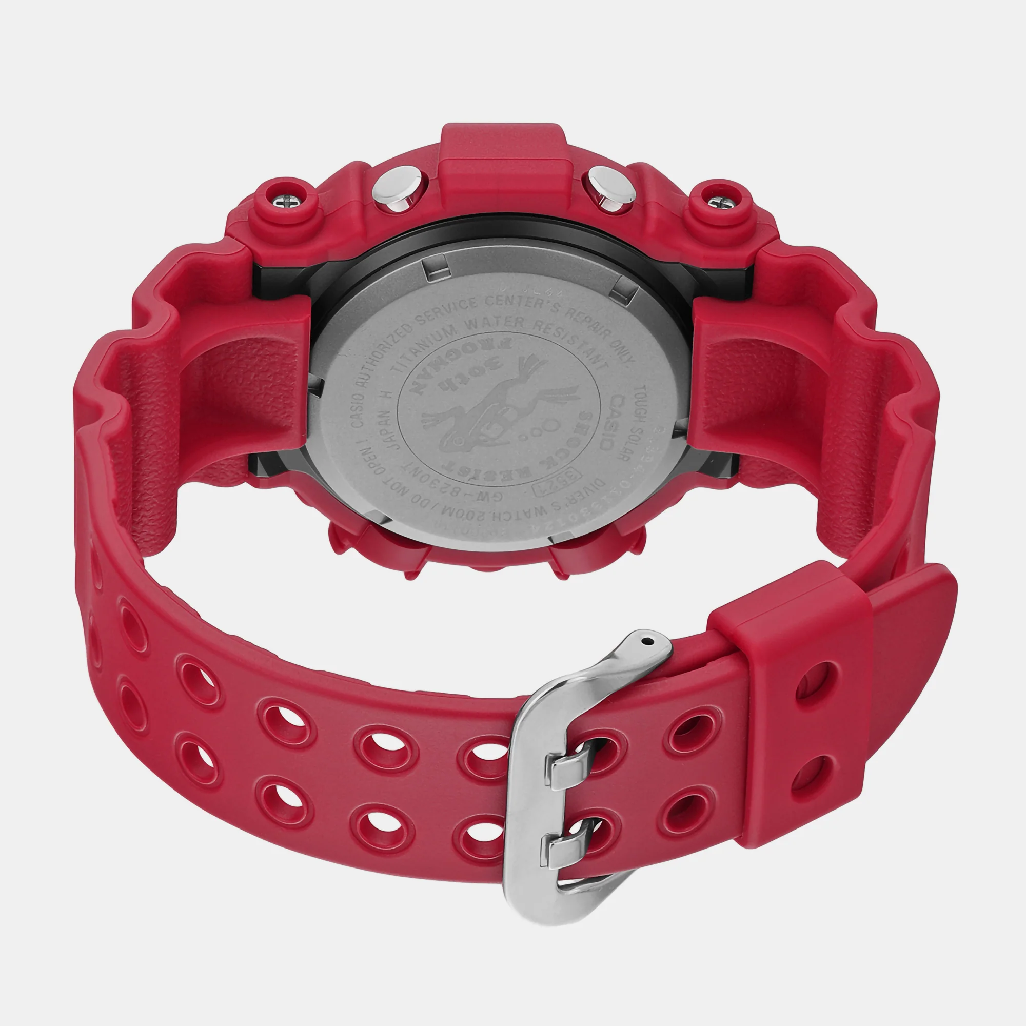 G-Shock Men Solar Red Dial Digital Resin Watch G1394 - Image 6