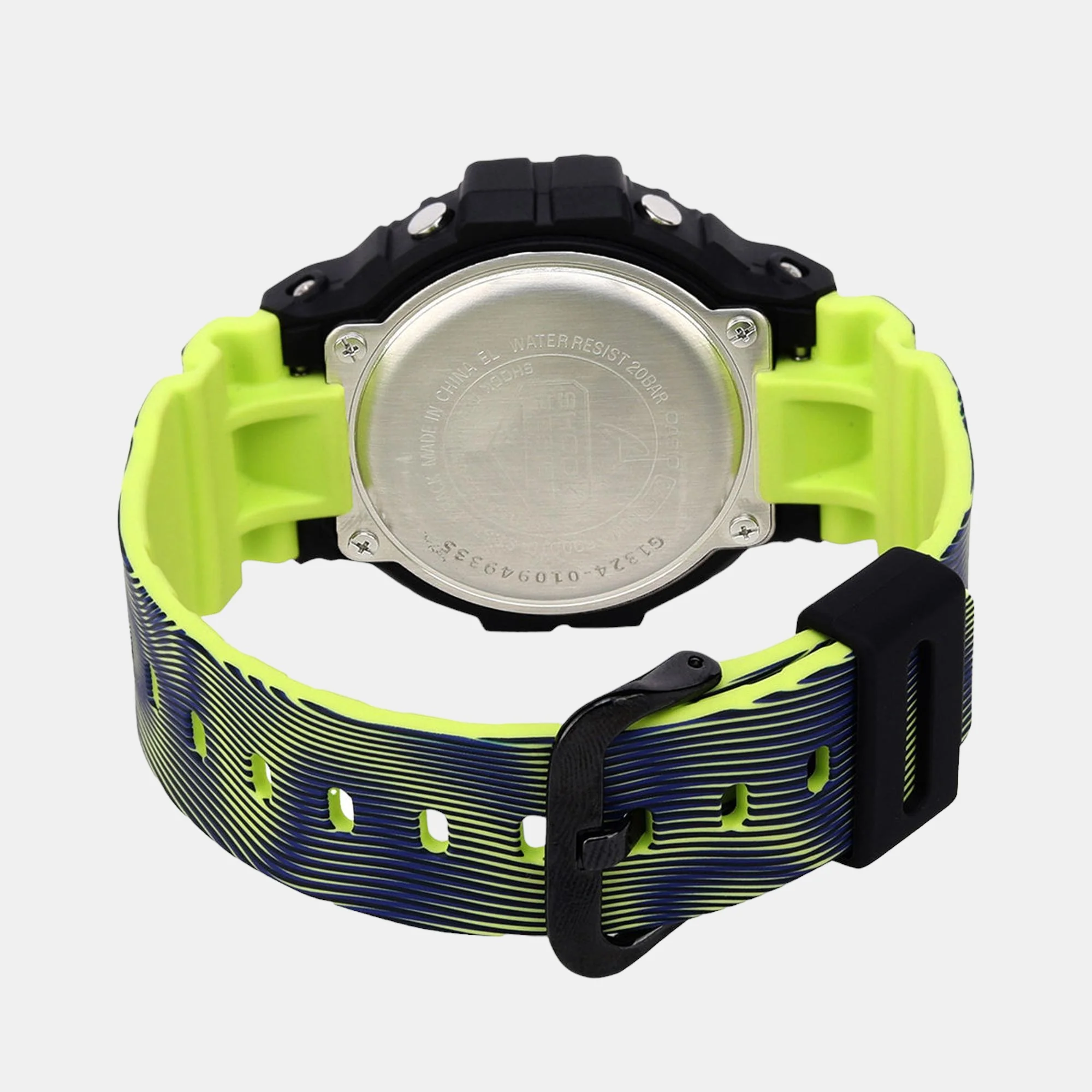 G-Shock Unisex Quartz Two Tone Dial Digital Resin Watch G1324 - Image 4