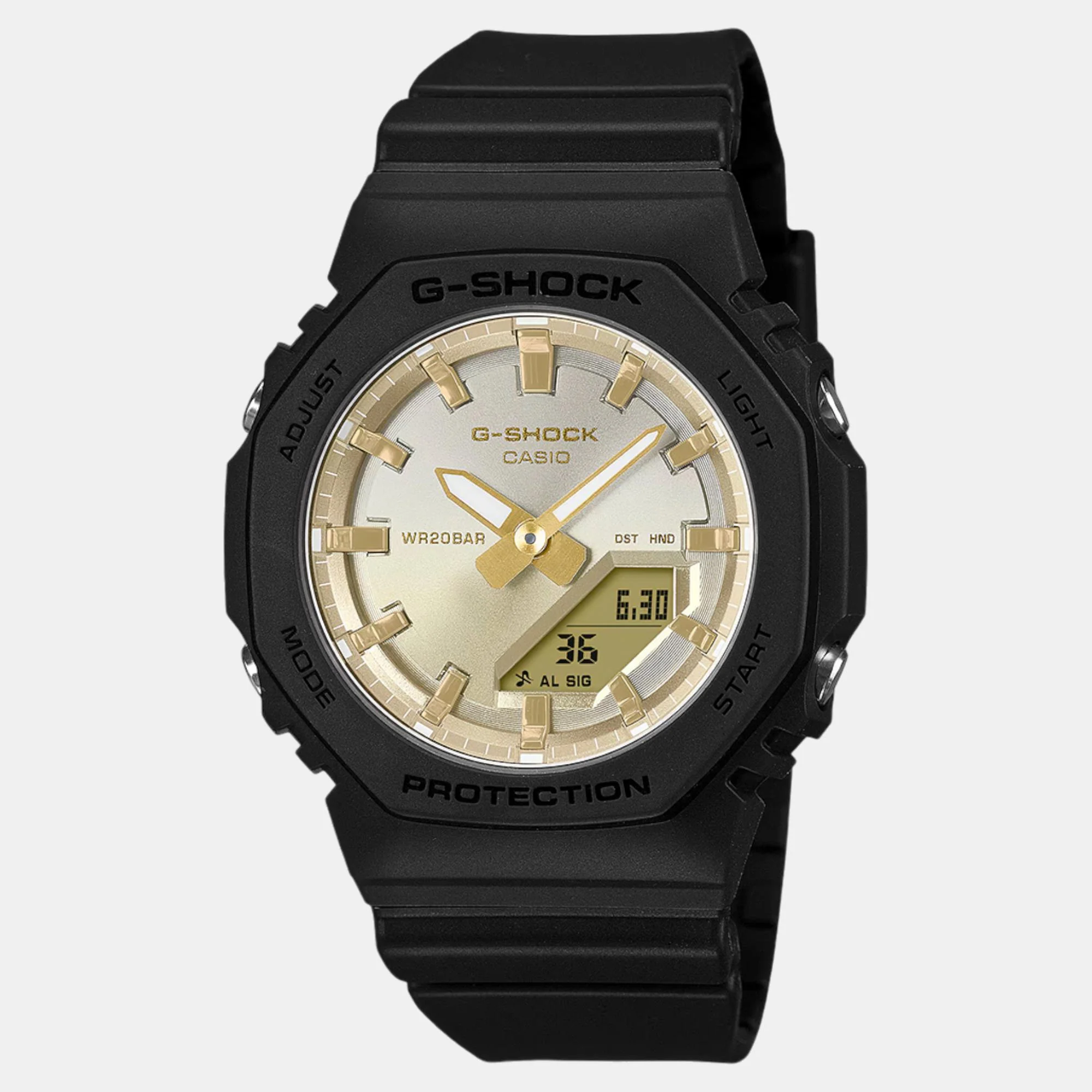 G-Shock Women Quartz Gold Dial Analog-Digital Resin Watch G1557 - Image 2