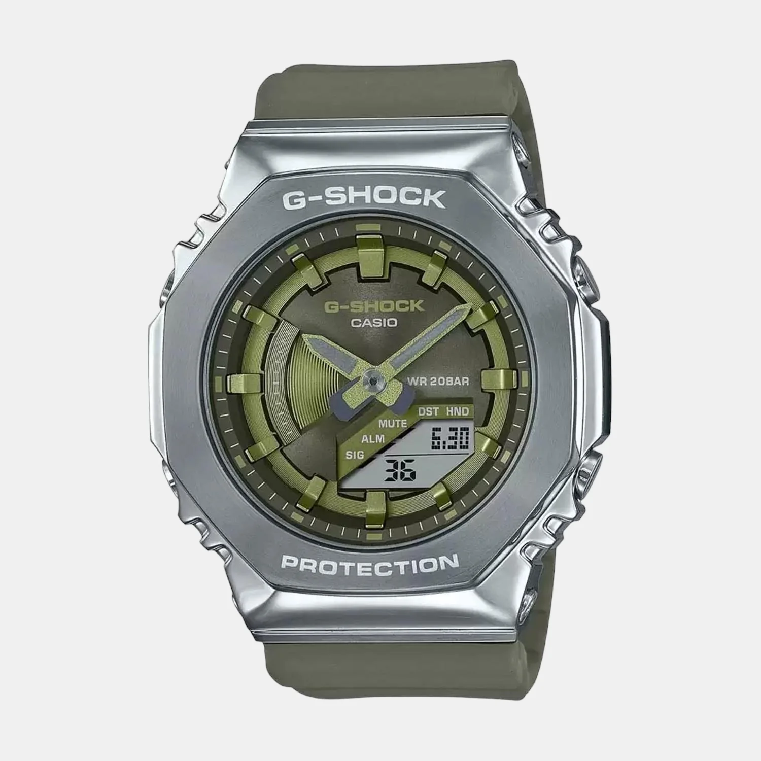 G-Shock Women Quartz Green Dial Analog-Digital Resin Watch G1163 - Image 2