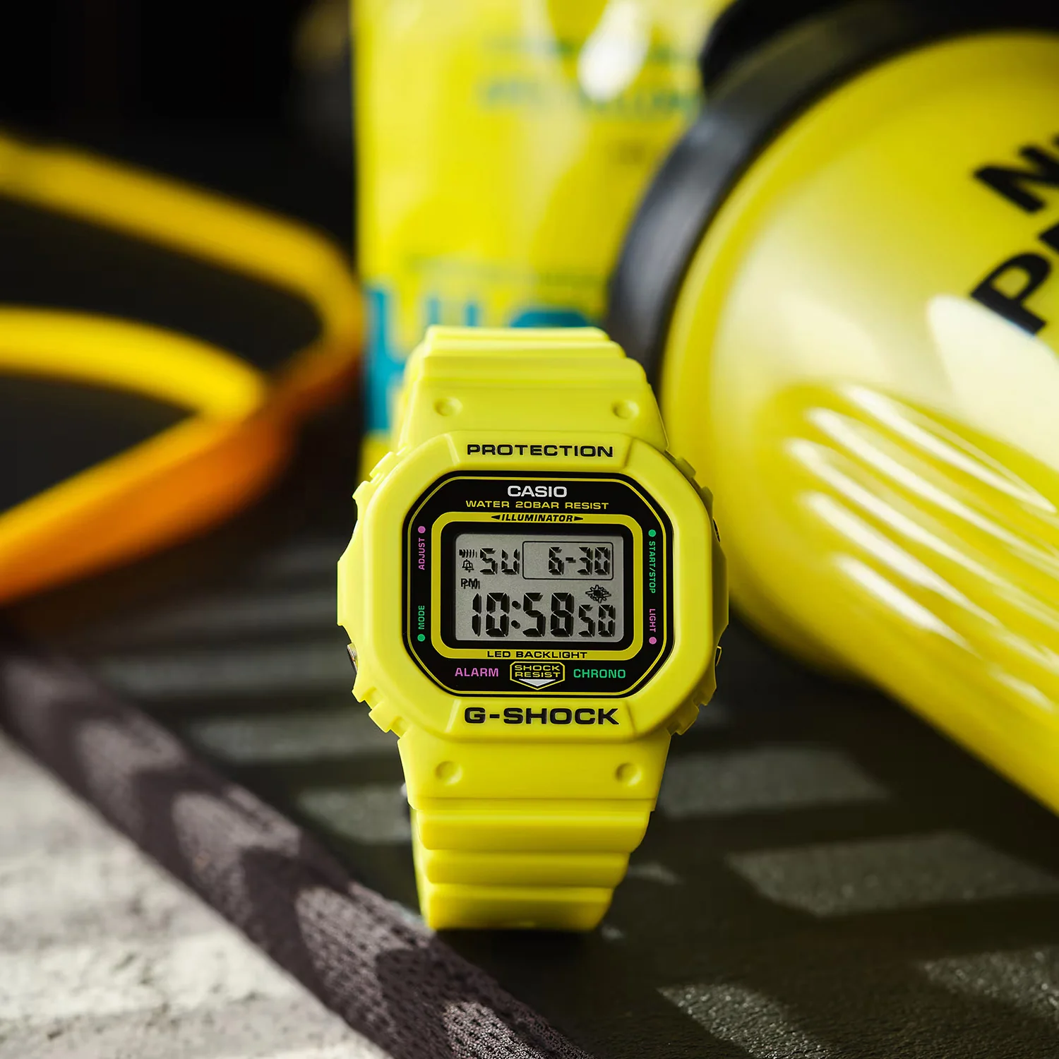 G-Shock Women Quartz Green Dial Digital Resin Watch G1584 - Image 3