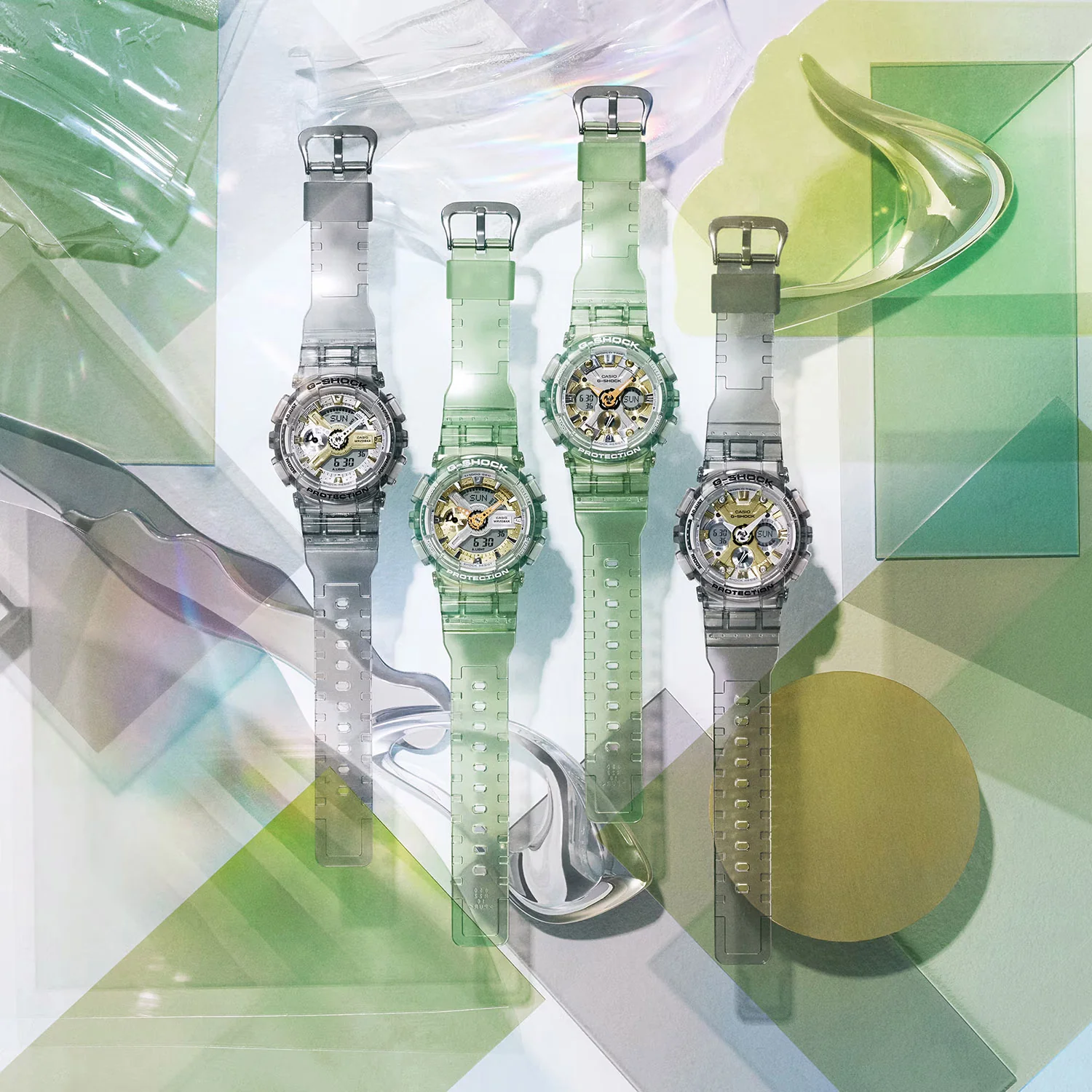 G-Shock Women Quartz Grey Dial Analog-Digital Resin Watch G1224 - Image 5