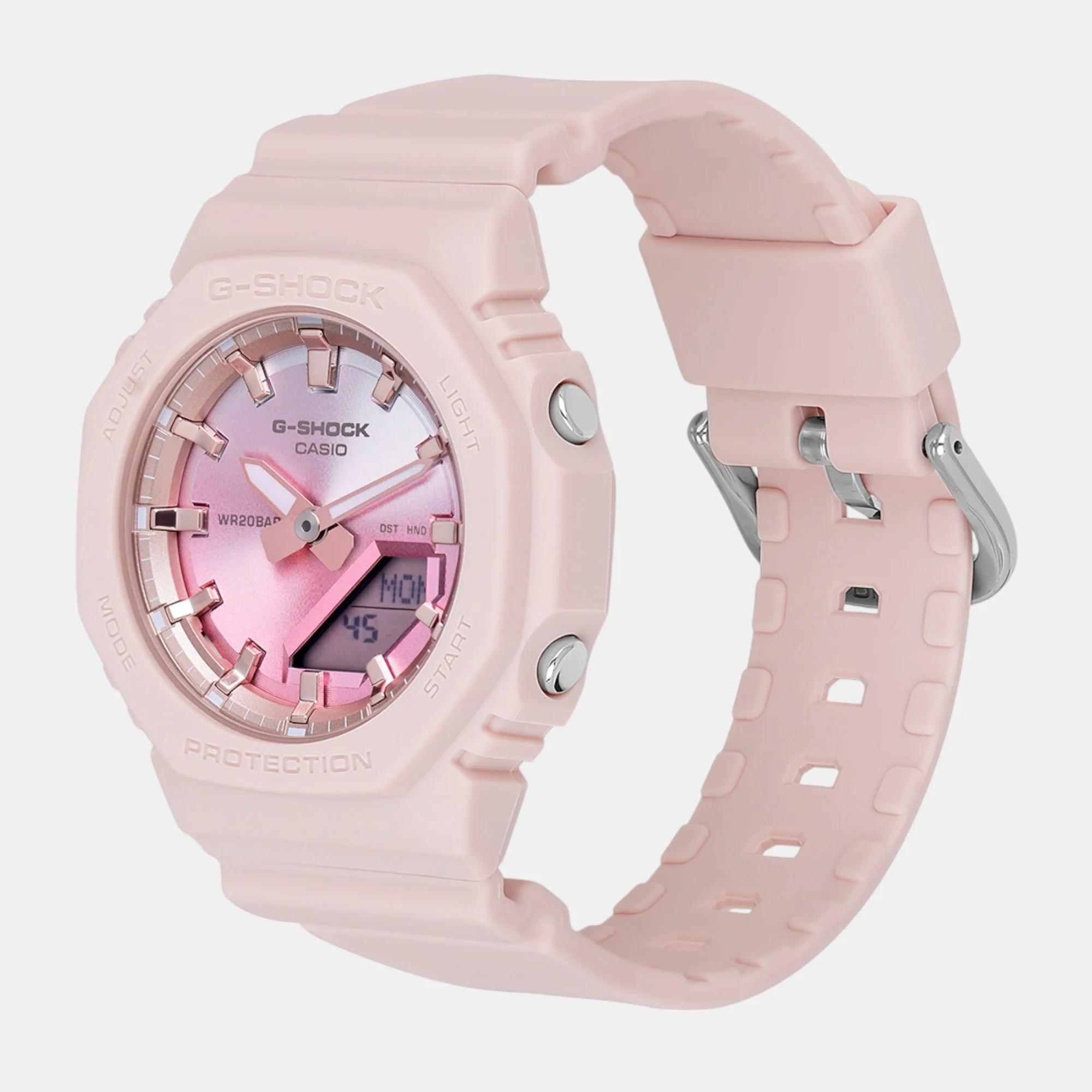 G-Shock Women Quartz Pink Dial Analog-Digital Resin Watch G1559 - Image 2