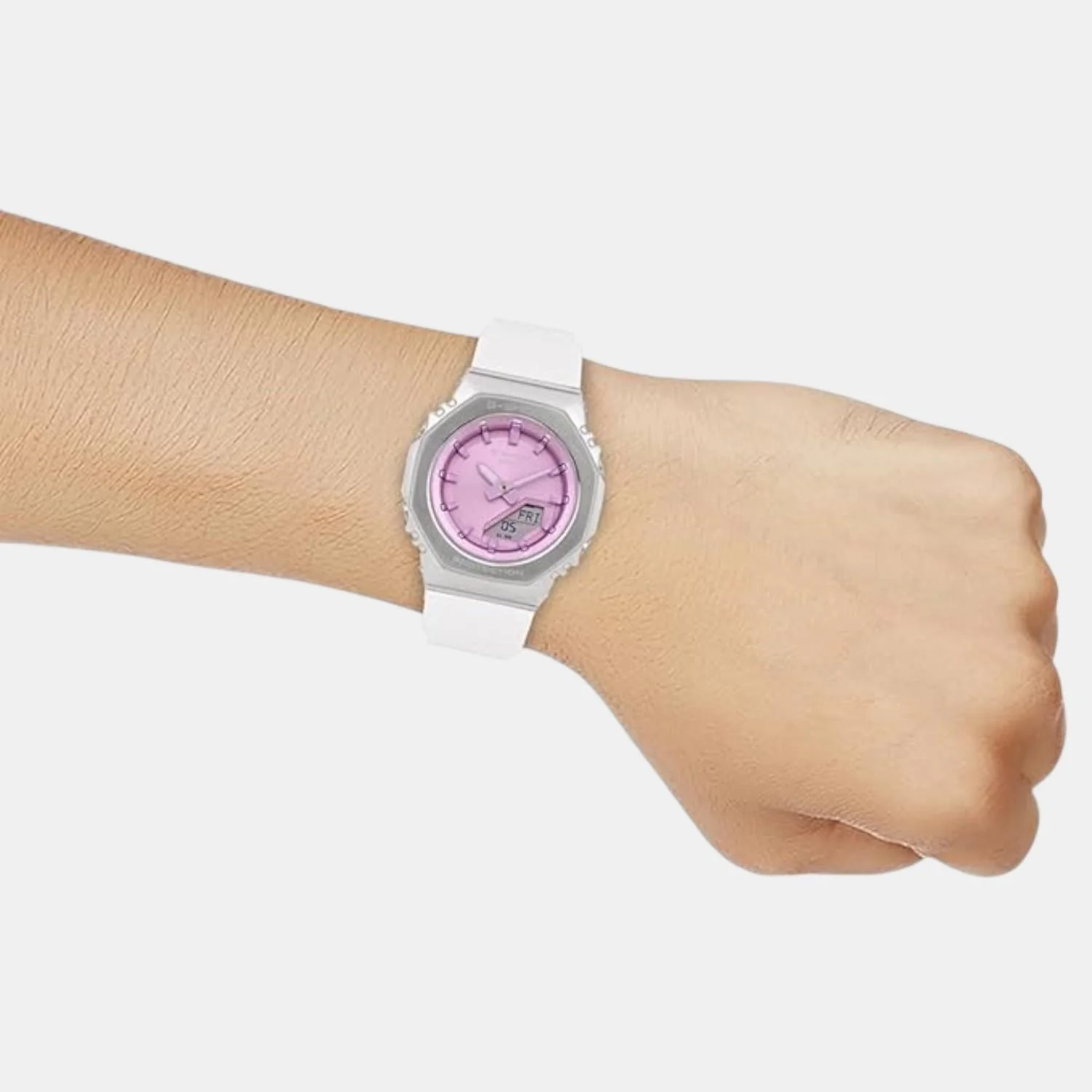 G-Shock Women Quartz Pink Dial Analog-Digital Resin Watch G1656 - Image 6