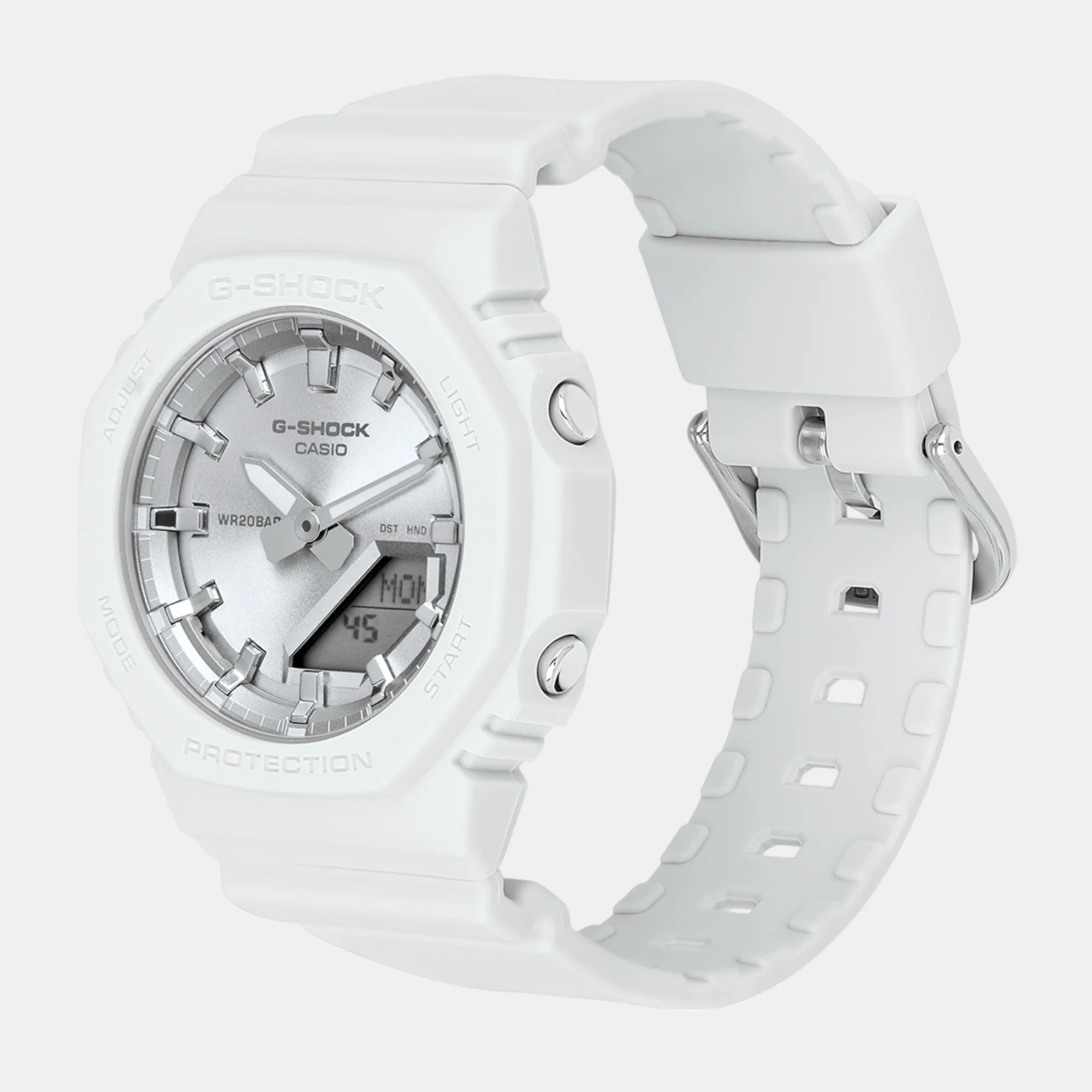 G-Shock Women Quartz Silver Dial Analog-Digital Resin Watch G1560 - Image 4